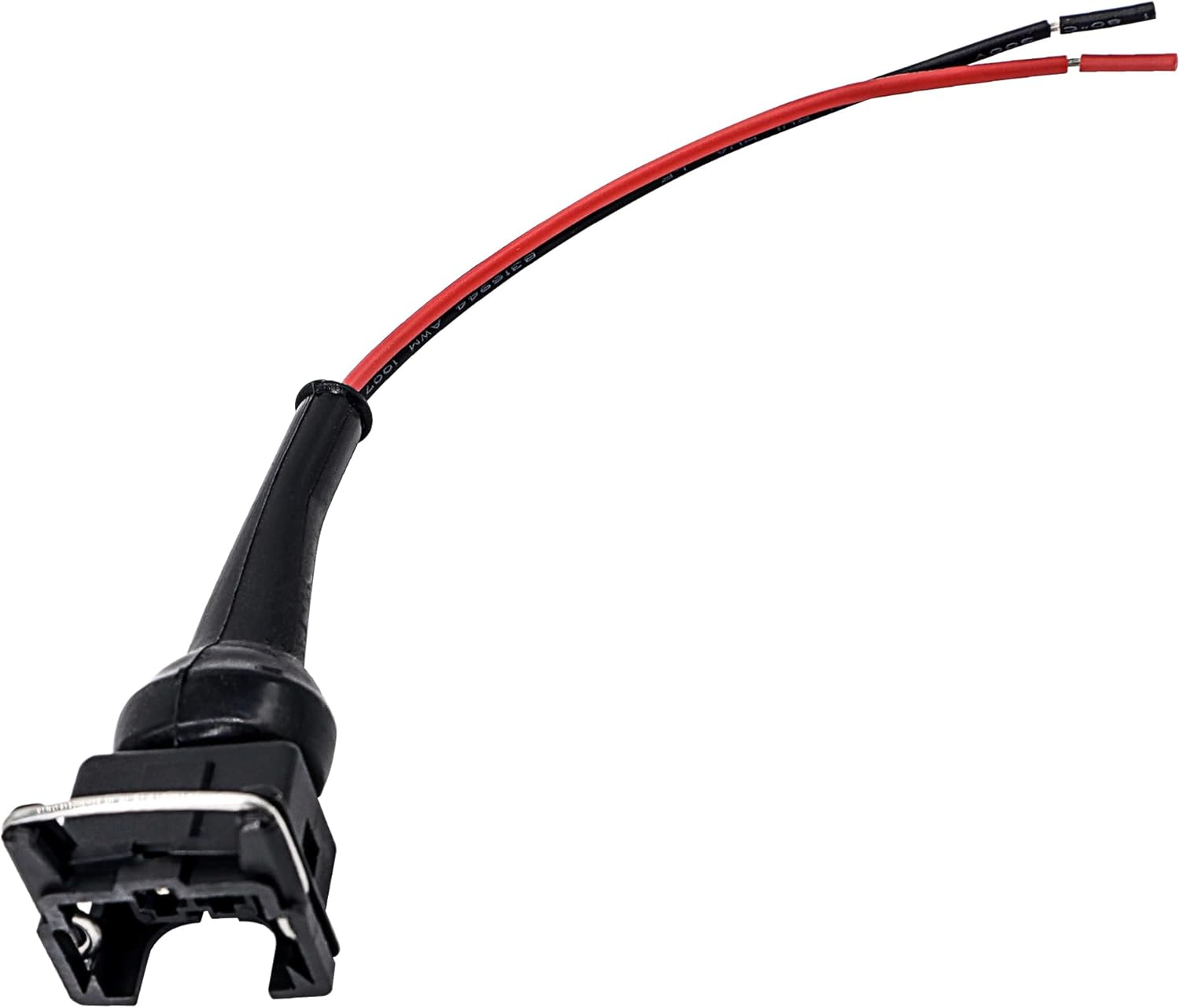 HISports Einspritzdüsen Stecker Einspritzdüse Benziner EV1-3-H Kraftstoffeinspritzdüsenstecker, wasserdicht für Kraftstoffeinspritzdüsenanschluss,2-Wege-Einspritzdüsen for Bosch EV1 OBD1 2 Stück