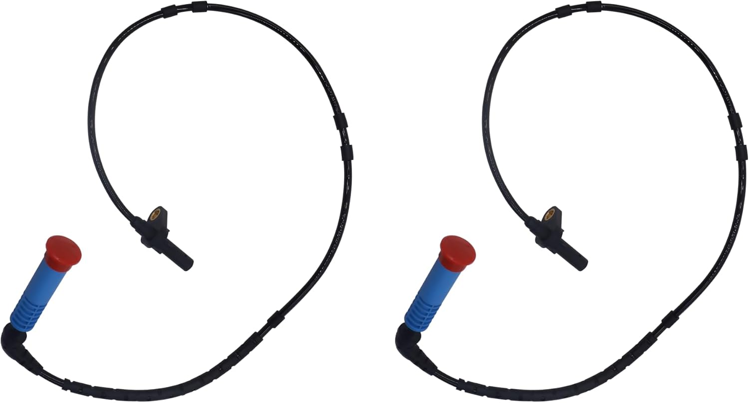 HiSport ABS Wheel Speed Sensor Rear Transmission Automatic - Compatible with 2004-2006 BMW X3 (Rear Left & Right) - ALS441 Sensor Replacement Kit (2pcs)