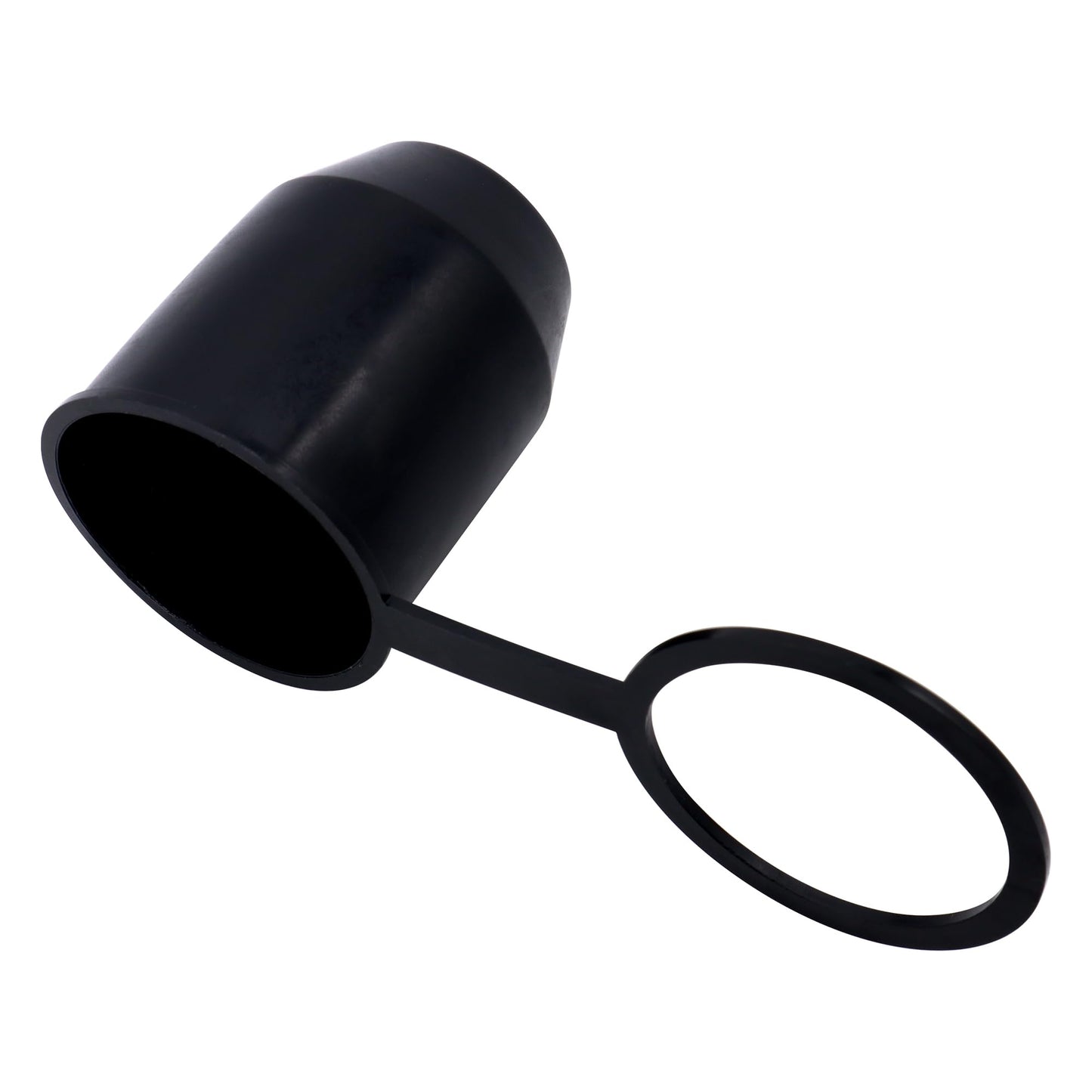 HiSport 2-Pack Universal Trailer Hitch Ball Cover with Hook - 2" Towing Ball Protector Cap for RV, Truck, Boat, and Caravan - Weather-Resistant Drawbar Cover with Tether