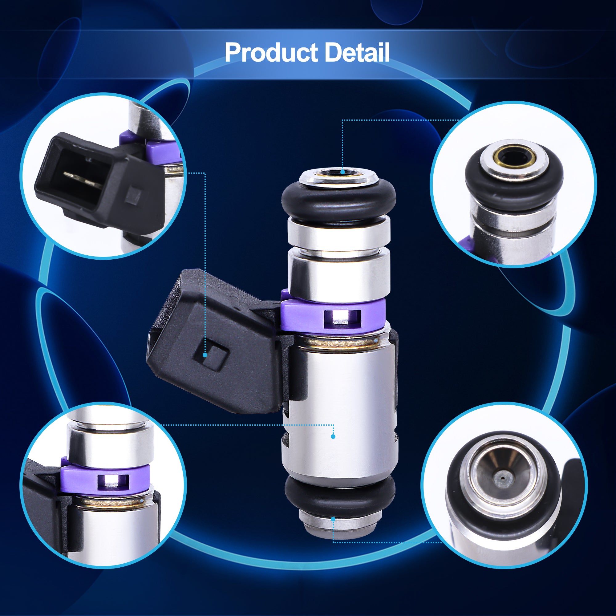 HiSport Fuel Injector IWP065 Nozzles Compatible with FIAT Palio Siena Strada Fiorino - HiSport