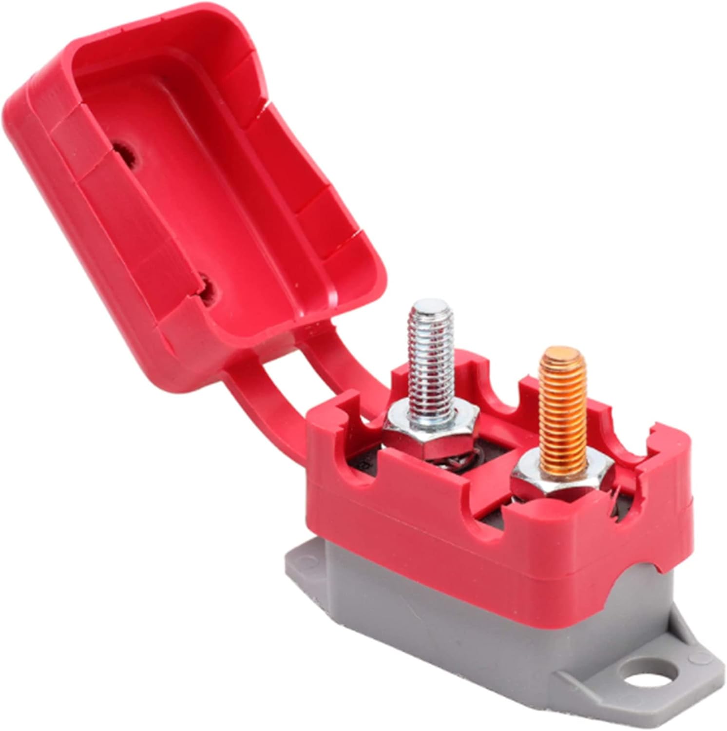 Hisport 10A 12V/24V Automatic Rest Circuit Breaker - Durable for Chargers, Vehicles, Electric Cars, Engines - 10A, Single Unit