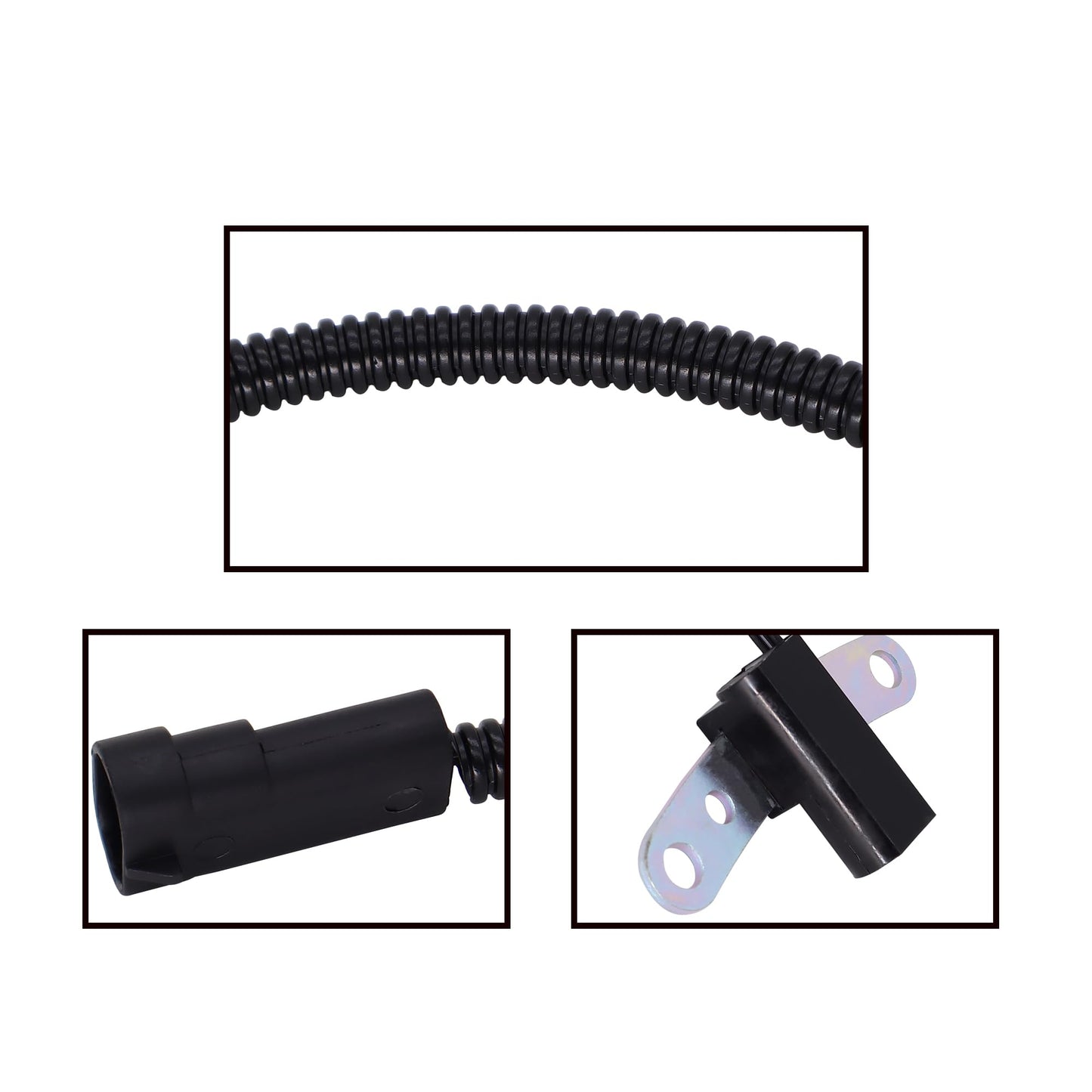 HiSport 56026921 Engine Crankshaft Position Sensor - Compatible with Dodge Dakota 1996 Jeep Cherokee 1993-1996 Wrangler 1993-1995 Grand Cherokee 1993-1996 - Replace 56026882