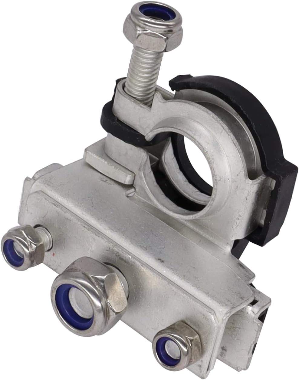 HiSport Car Battery Terminal Connector - Top Post Battery Terminal Connectors with 3-Way 12V Battery Terminal Distribution Block Compatible with Cars Boats Vans and More