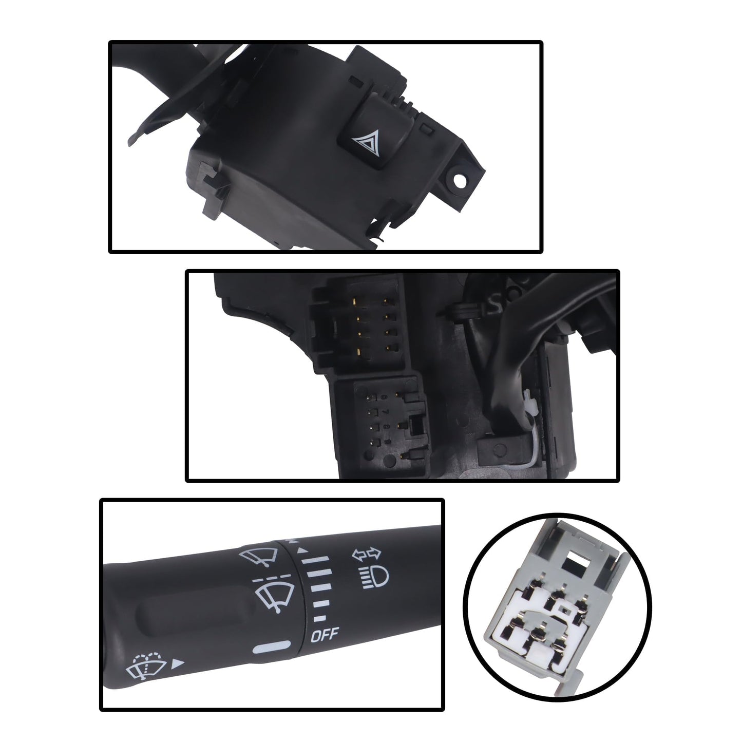 HiSport Multi Function Turn Signal Wiper Dimmer - Compatible with Ford F-150 2005 2006 2007 2008,Lincoln Mark LT 2006 2007 2008 Replacement for 629-00789 CBS1332