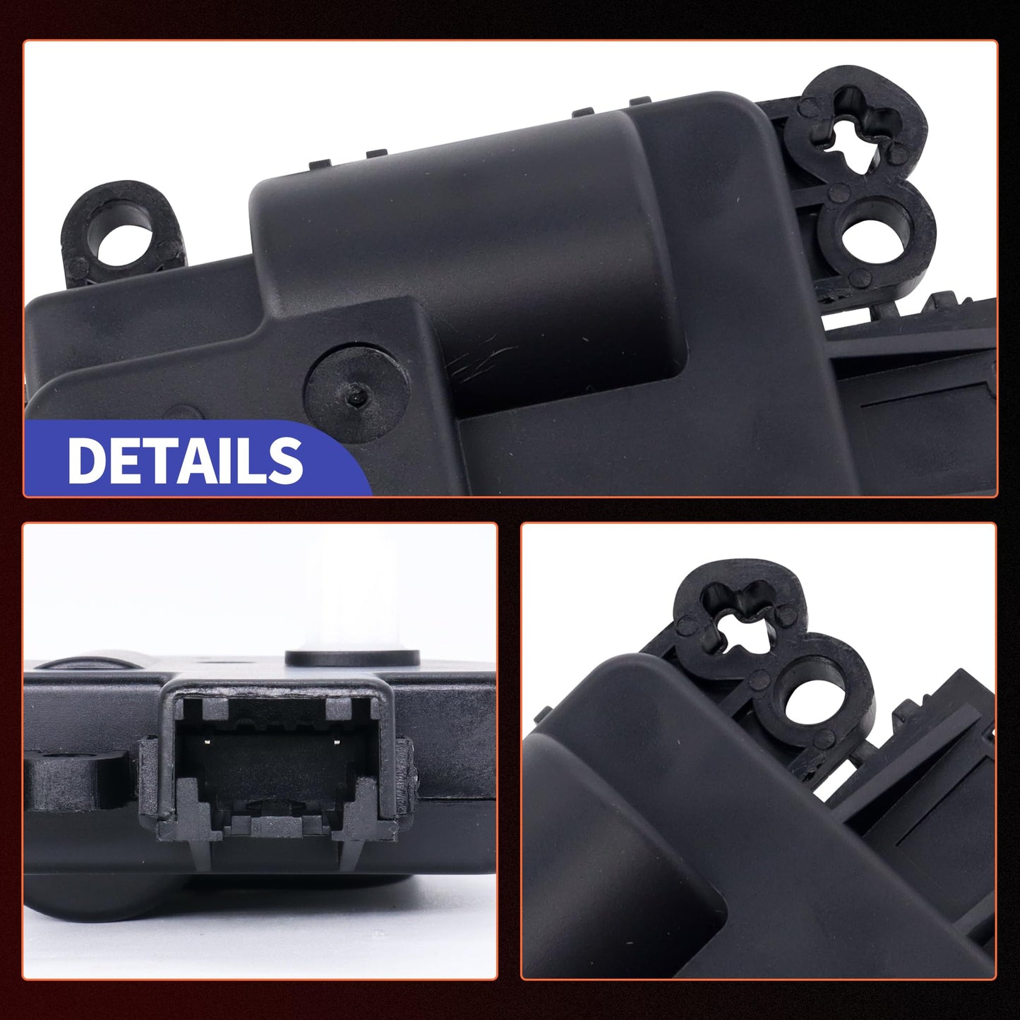 HiSport 604-970 HVAC Blend Door Actuator - Compatible with Infiniti QX56 2004-2010 Compatible with Nissan Armada 2005-2015 Pathfinder Armada 2004 Quest 2004-2009 Titan 2004-2015