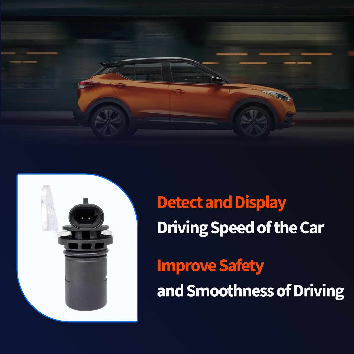 HiSport 24225896 ABS Wheel Speed Sensor - Compatible with Chevy Astro Avalanche 1500 Blazer C1500 C2500 Suburban Camaro Caprice Colorado Express 1500 2500 S10 SSR Tahoe 1996-2014 - Replace 213-1701