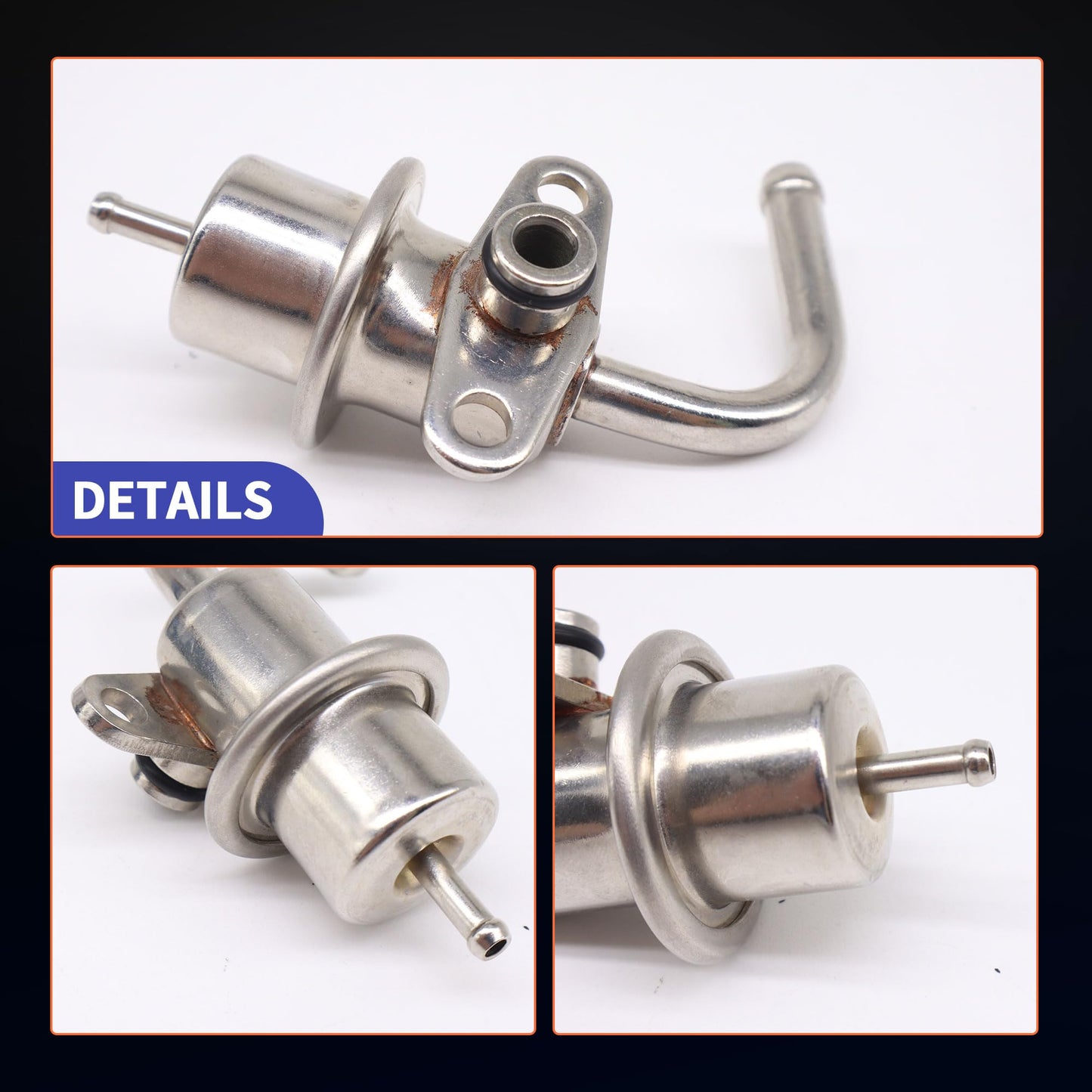 HiSport Fuel Injection Pressure Regulator 22670-3S50A Replacement for Nissan NP300 Urvan Xterra Frontier 1998 1999 2000 2001 2002 2003 2004