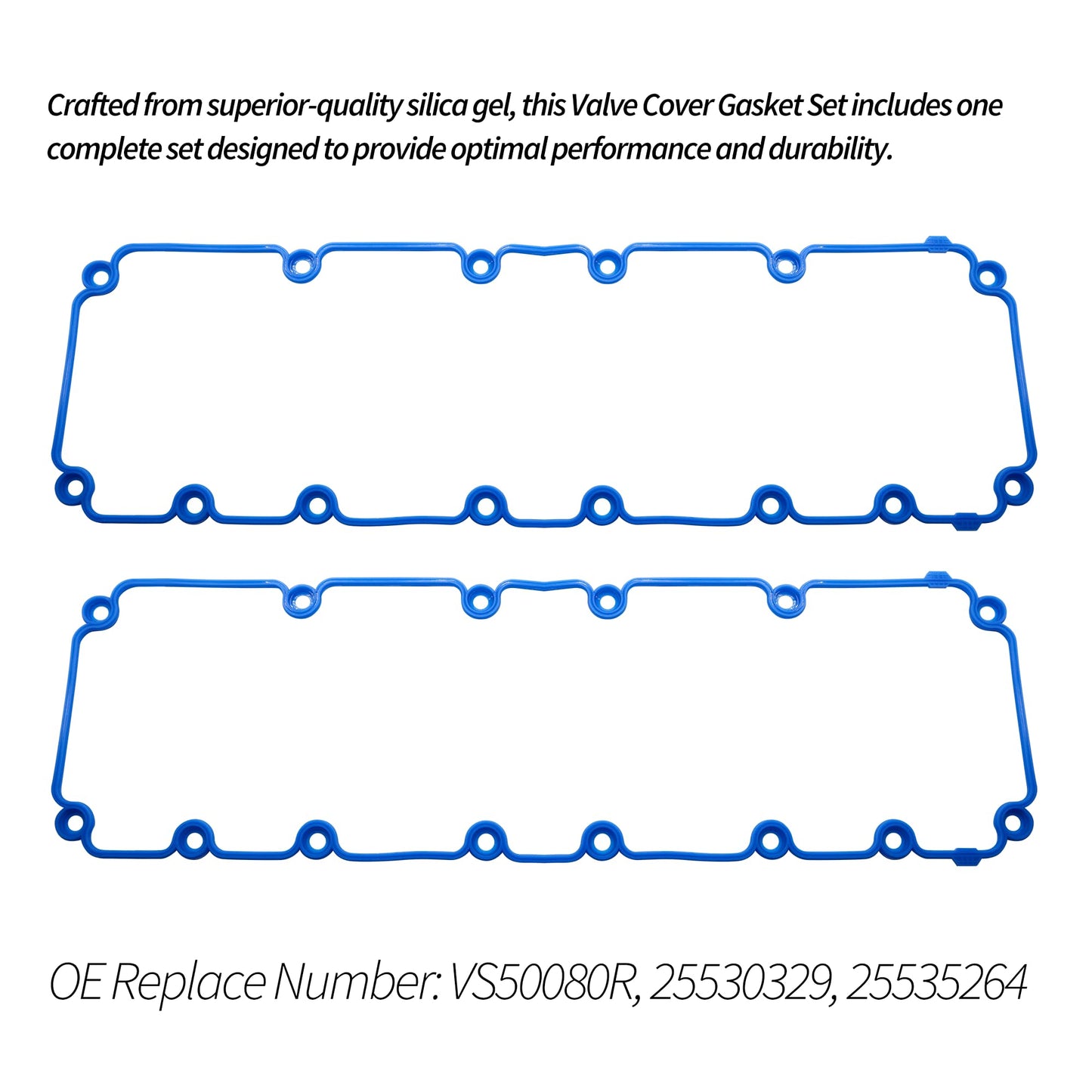 HiSport VS50481R Valve Cover Gasket Seal - Compatible with Ford Mercury Lincoln 4.6L 5.4L Engine - Replace F6AZ6584DA
