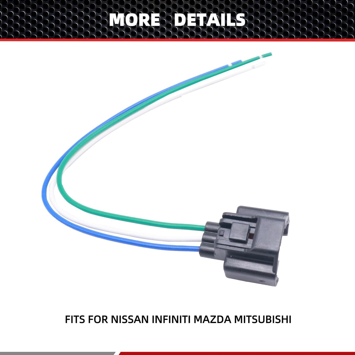 HiSport BBM4-61-503A A/C Refrigerant Pressure Switch Connector Compatible with Chevrolet City Express, Infiniti EX35 EX37 FX35 G20 G25, Mazda 3, Mitsubishi Eclipse, Nissan 350Z 370Z Altima Armada