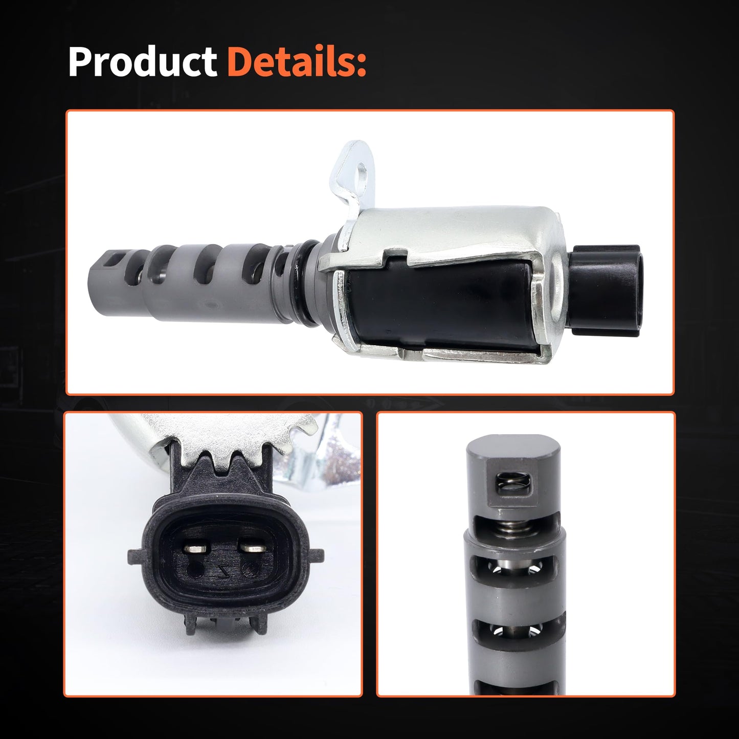 HiSport Engine Variable Valve Timing VVT Solenoid 15330-22030 917-019 Compatible with Chevrolet Prizm & Pontiac Vibe & Toyota Celica Corolla Matrix MR2 Spyde