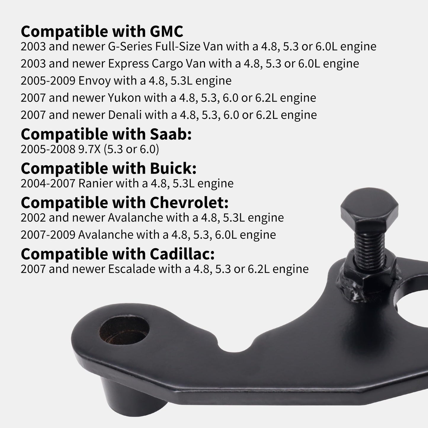 HiSport Exhaust Manifold Bolt Repair Kit Compatible with GM Newer Trucks & SUV 4.8L 5.3L 6.2L 1999-2013, 6.0L 1999-2021 Driver Front/Passenger Rear - No Need to Remove Broken Bolts