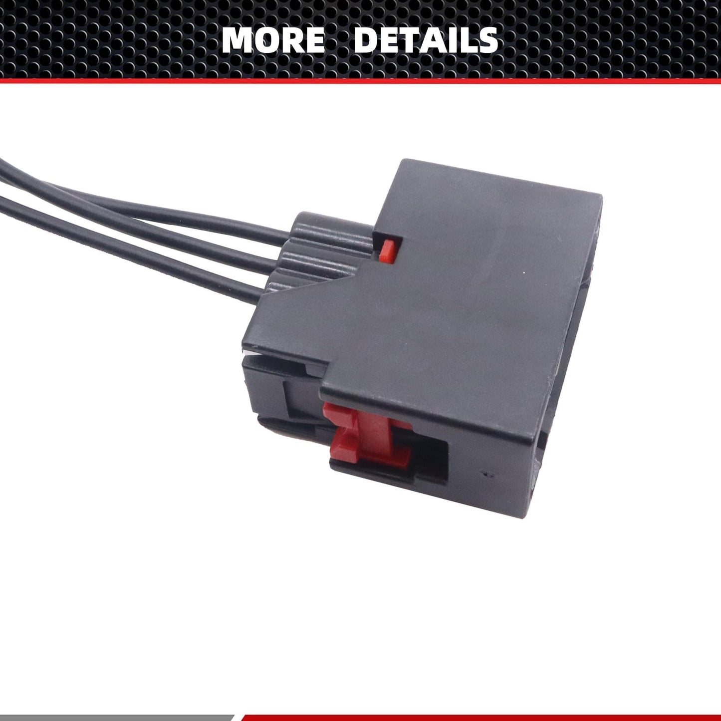 HiSport 68065016AB Front Turn Signal Light Connector Plug Pigtail Wire Harness Compatible with Jeep Wrangler JK 2007 2008 2009 2010 2011 2012 2013 2014 2015 2016 2017 2018