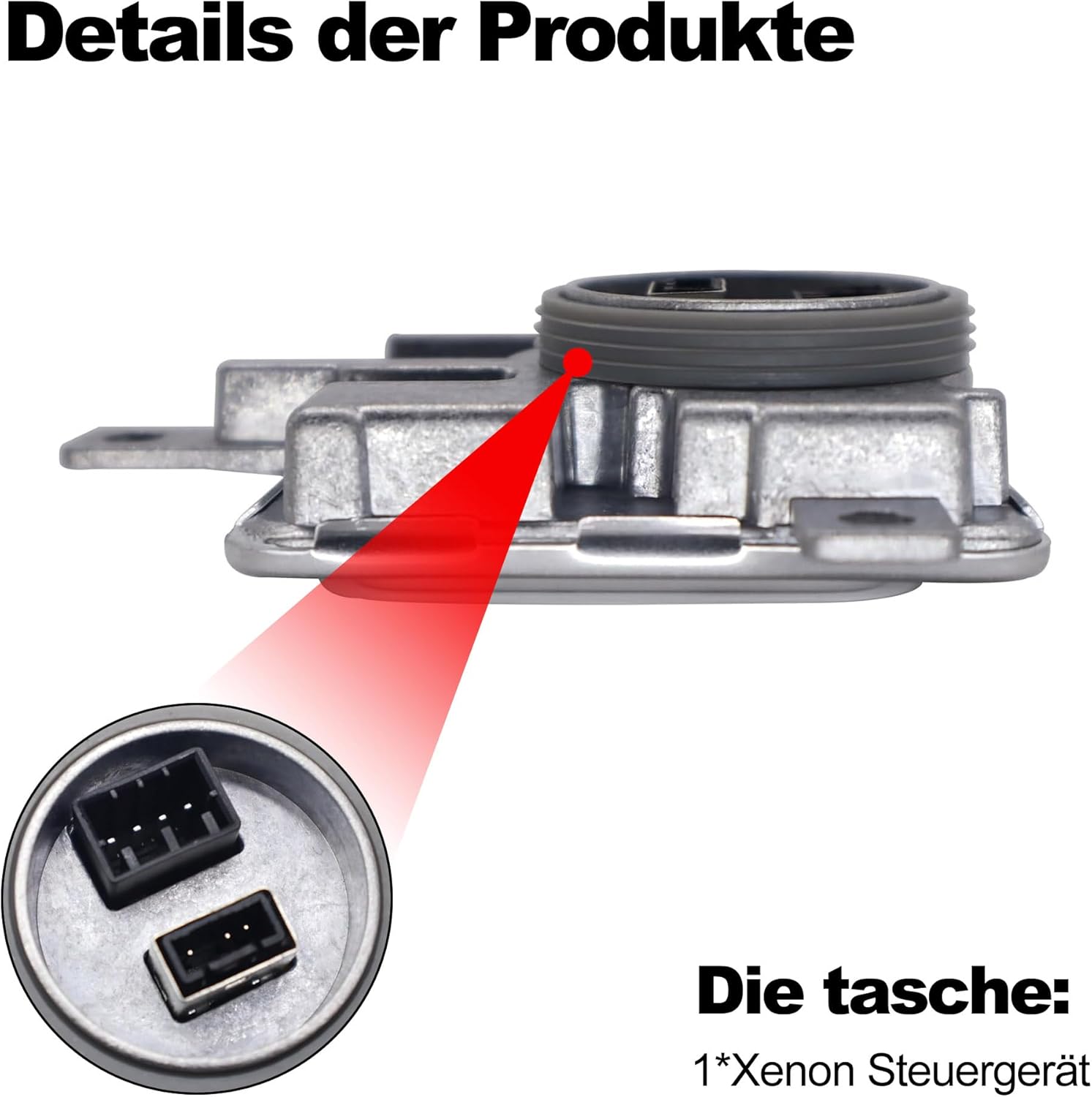 HISports Xenon HID Steuergerät W003T22071 - Scheinwerfer Steuergerät ,Vorschaltgerät Steuergerät für ADC 2011-2014 8K0941597E 8K0.941.597.E