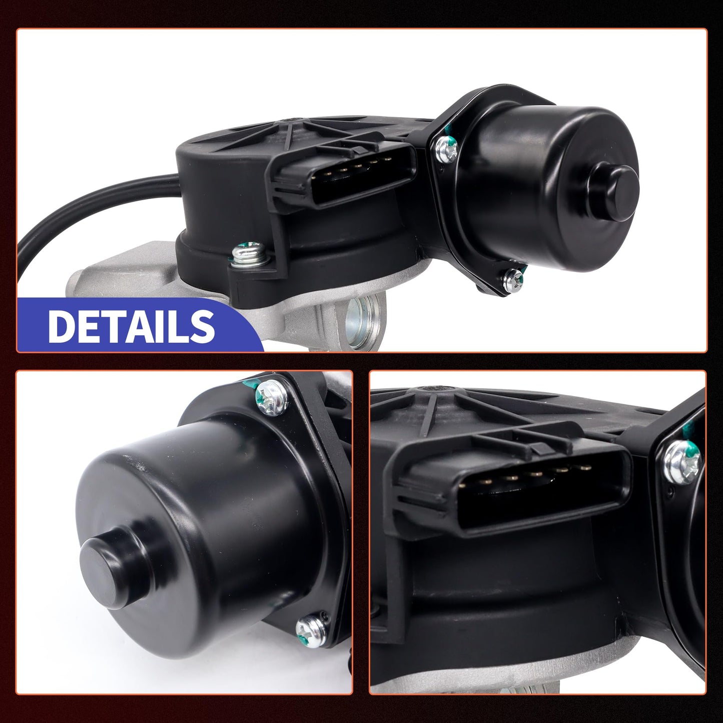 HiSport 4WD Front Differential Lock Actuator - Compatible with Toyota Sequoia 2008-2022 Tundra 2007-2021 - Replace 600-420 41400-34020