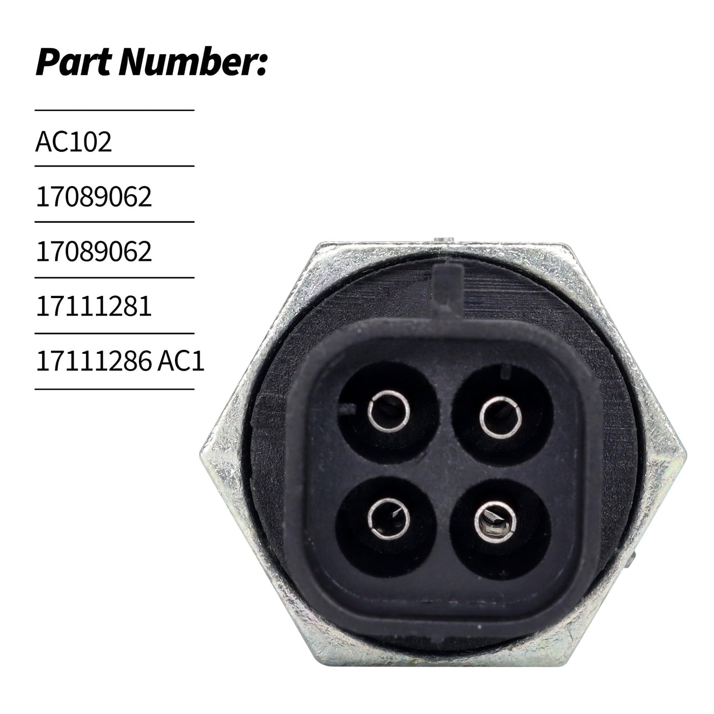 HiSport Fuel Injection Idle Air Control Valve - Compatible with Buick Cadillac Chevrolet GMC Isuzu Land Rover Oldsmobile Toronado Pontiac Bonneville Fiero Firebird Replaces 17079256 17111289 17089062