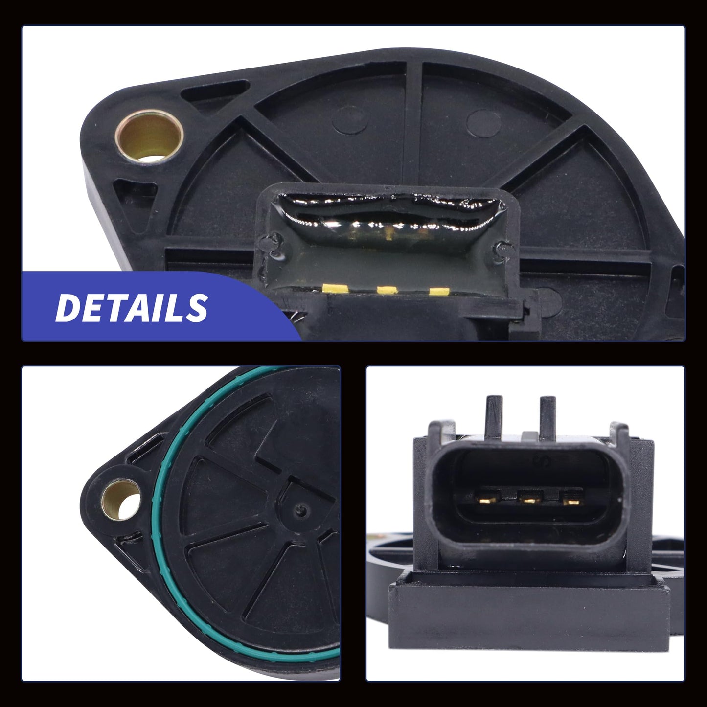 HiSport 4882251AB Camshaft Position Sensor - Compatible with Chrysler Cirrus PT Cruiser Sebring Stratus Voyager | Dodge Avenger Grand Caravan Neon Stratus | Mitsubishi Eclipse 1994-2010