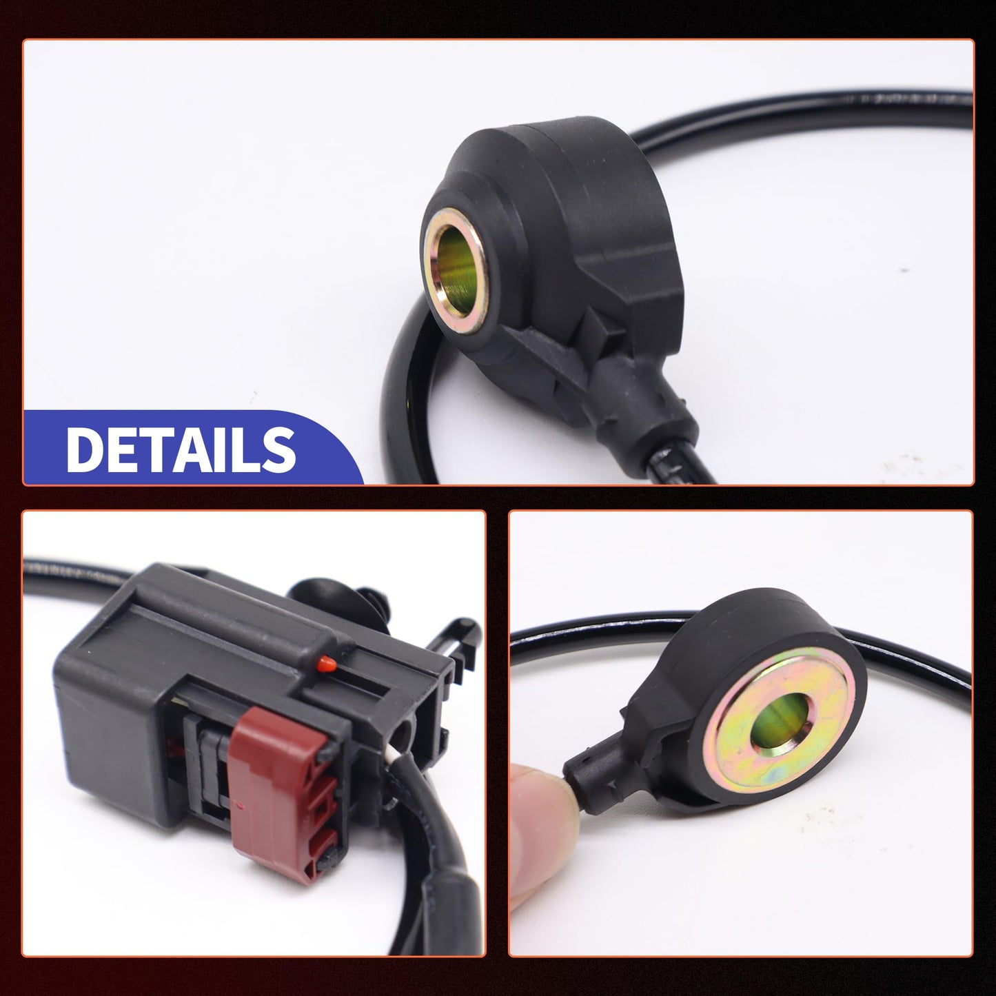 HiSport Knock Sensor Compatible with Ford Lincoln 1997-2007 Mercery Grand Marquis 2007-2011 Replaces XL3F12A699AA XL3Z12A699AA F8JL12A650JA KS57 SU2213 12A699 2421060