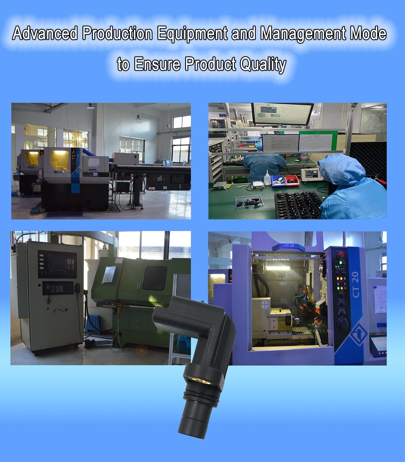 HiSport 13627566052 2PCS Camshaft Position Sensor Compatible with Mini Cooper 2007-2016, Clubman 2016, Countryman 2011 2012 2013 2014 2015 2016, Paceman 2014-2016 Replace 13627588095 0232103064