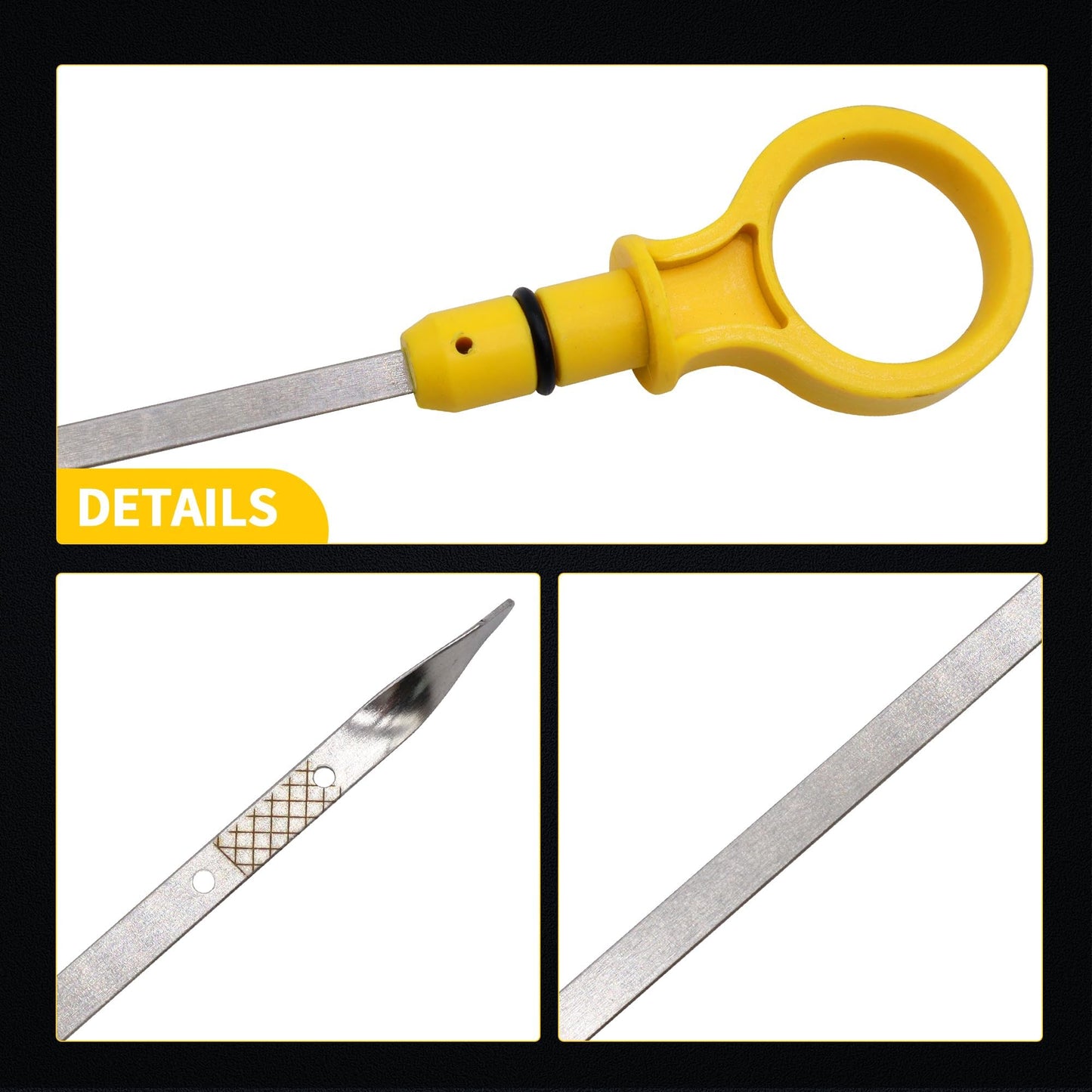 HiSport Engine Oil Dipstick - Compatible with Ford F150 F-150 Mustang 2011-2014 5.0L V8, Oil Level Dip Stick Replacement BR3Z6750A