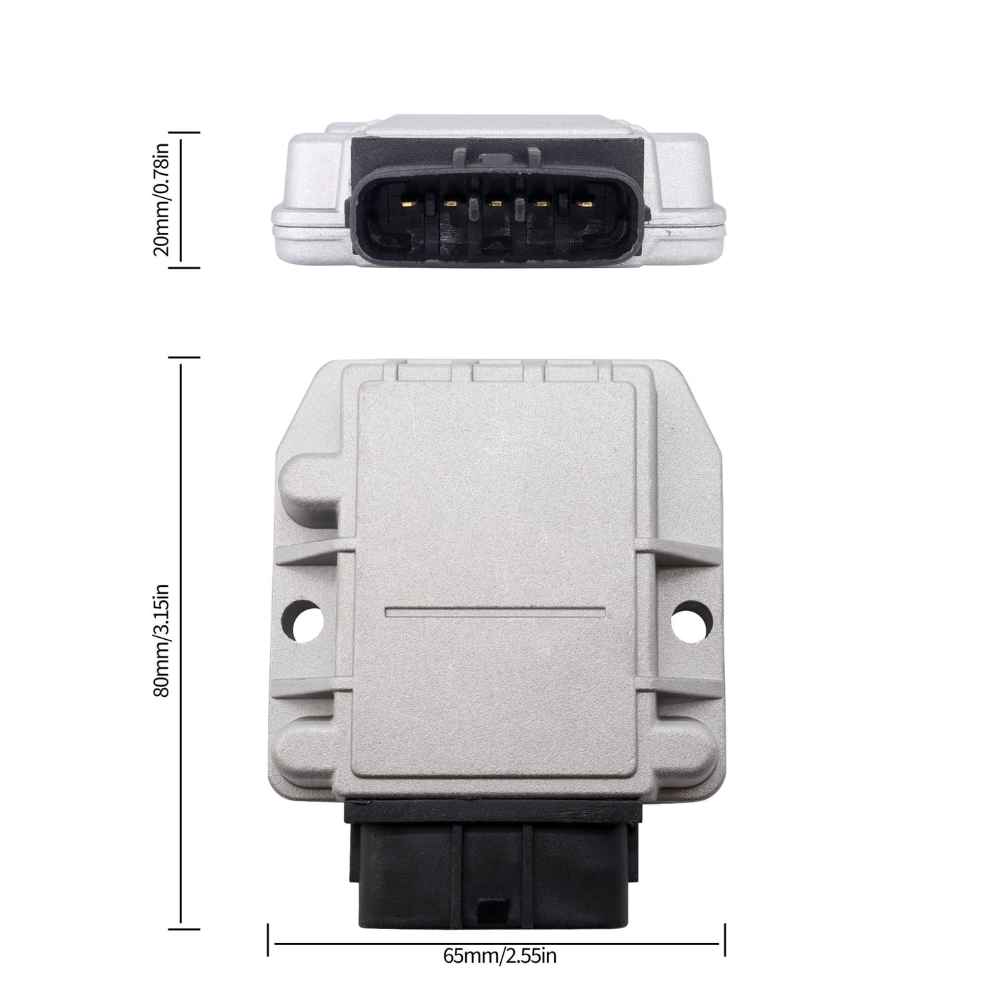 HiSport 89621-26010 Ignition Control Module Compatible with Lexus LS400,LX450,SC400;Toyota 4Runner,Camry,Celica,Corolla,Land Cruiser,MR2,Paseo,Previa,RAV4,T100,Tacoma 1995-1997,Tercel 1991-1994