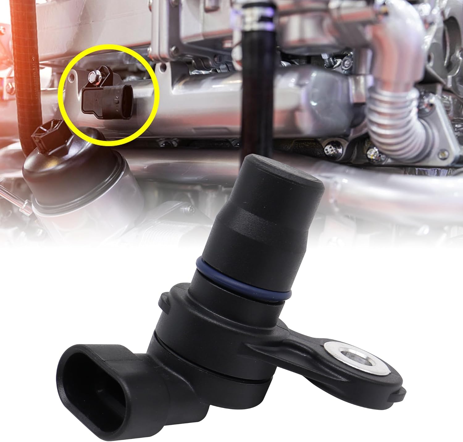 HiSport Camshaft Position Sensor 12584079 - Compatible with Buick Chevy GMC Isuzu Saab Saturn Olds Chevrolet Trailblazer Colorado Envoy Replace 213-1557