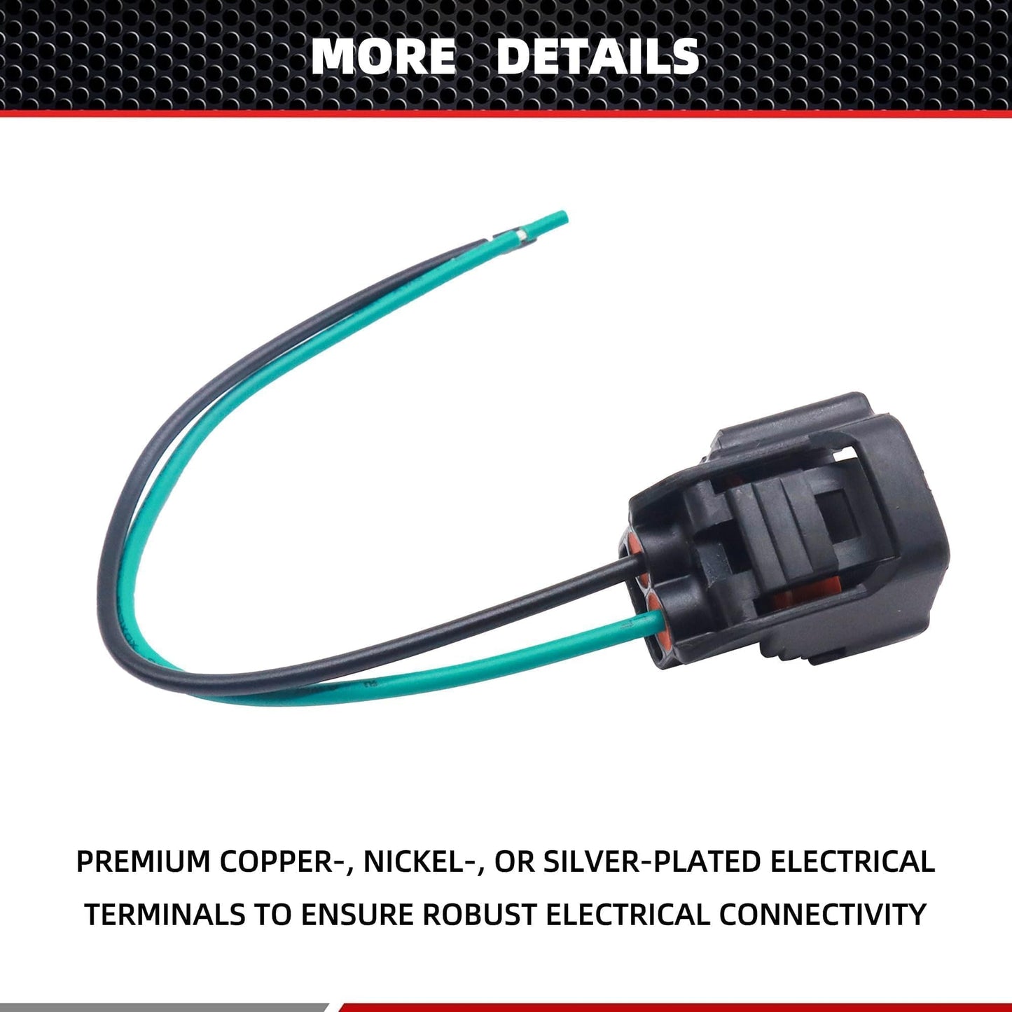 HiSport 88952834 Ambient Air Temperature Sensor Connector Compatible with Cadillac,Dodge, Jaguar, Land Rover, Lexus, Toyota, Chrysler, Mitsubishi, Pontiac, Scion, Subaru, Suzuki Replace 88953308