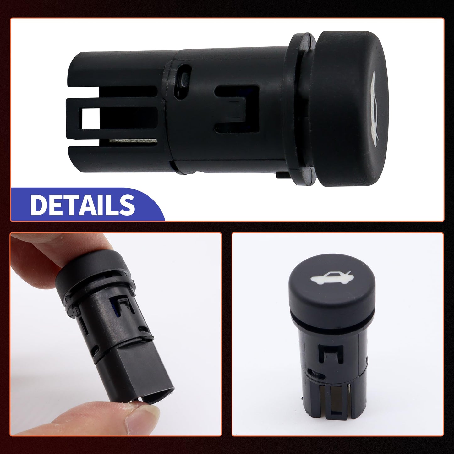 HiSport Trunk Release Switch Button - Compatible with Chevrolet Camaro 2010-2015 Replaces 92224594 22626464 22734487