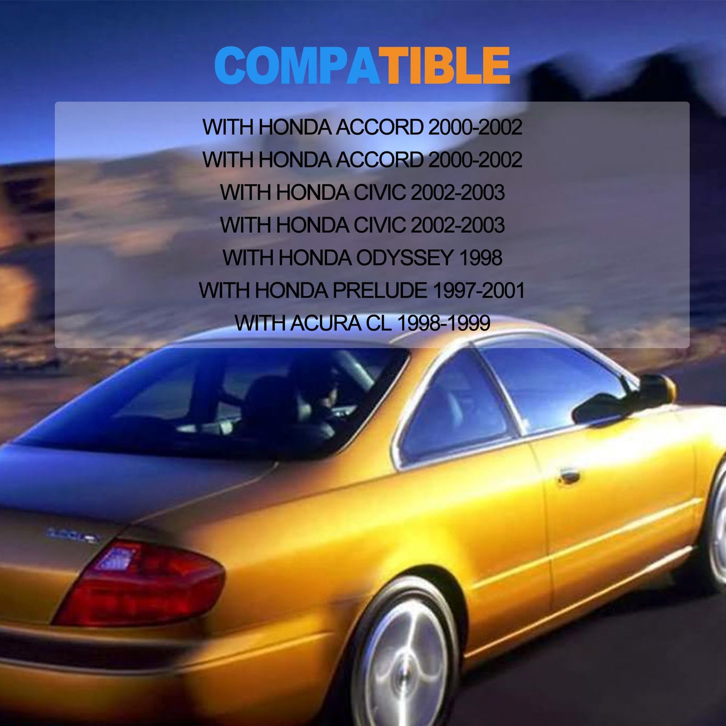 HiSport 30530-P5M-013 Ignition Knock Detonation Sensor - Compatible with Honda Accord 1998-2002 Odyssey 1998 Prelude 1997-2001 Acura CL 1998-1999 Isuzu Oasis 1998-1999 - Replace 213-2307