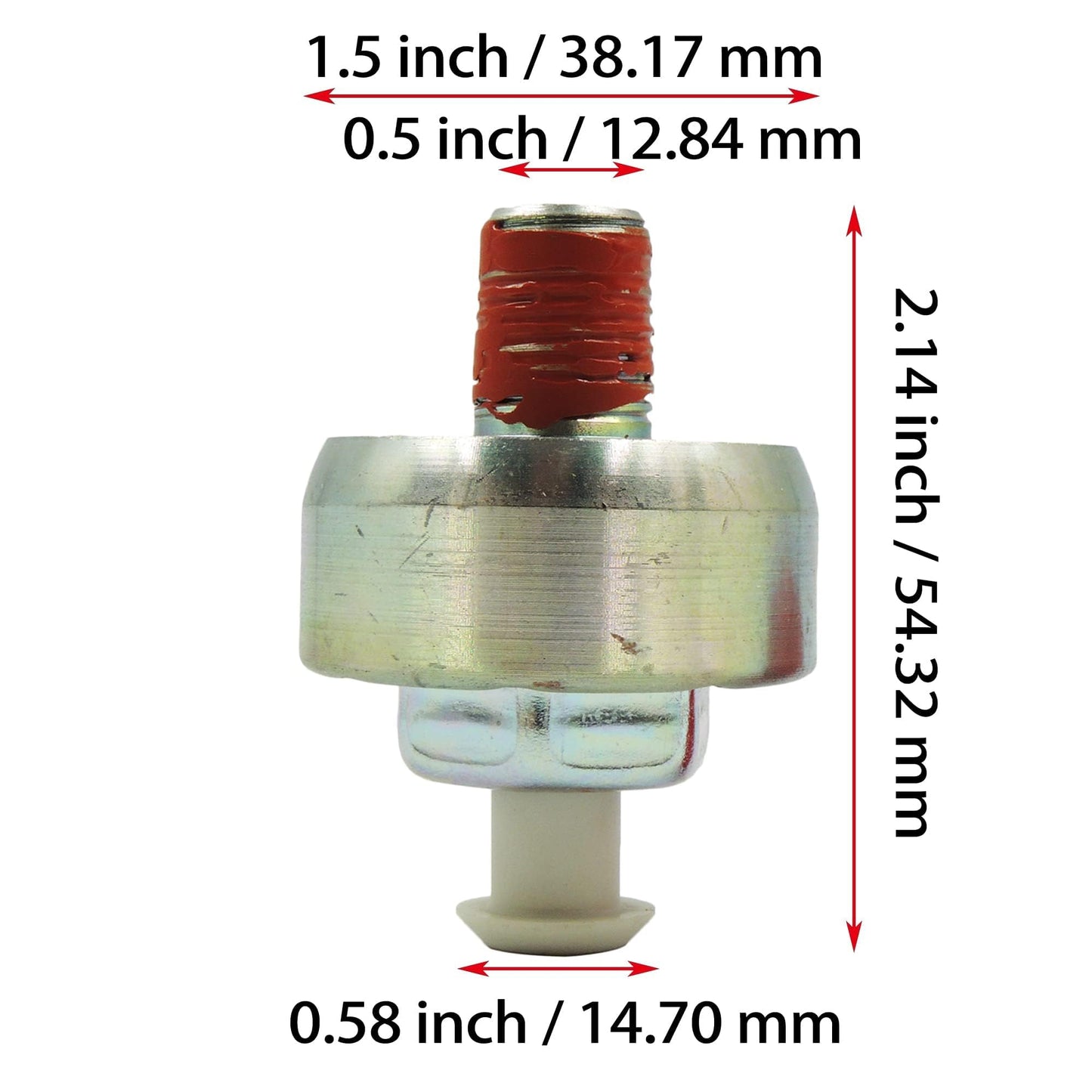 HiSport 10456018 Knock Sensor Detonation Compatible with Pontiac Bonneville, Oldsmobile Custom Cruiser, Isuzu NPR, GMC Yukon, Chevrolet C1500 C2500 V3500 Pickup, Cadillac Escalade, Buick Roadmaster