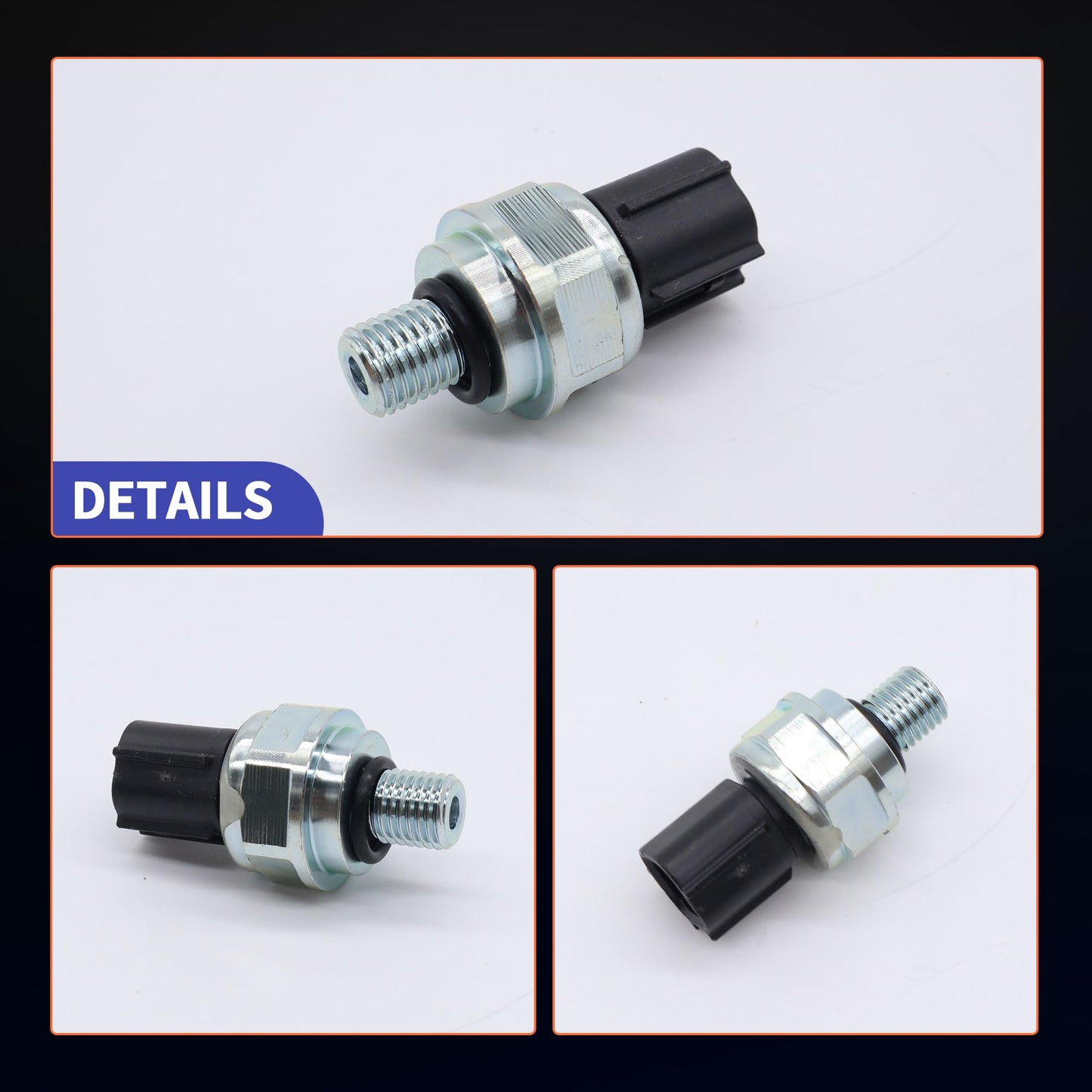 HiSport Transmission Pressure Switches 28600-RKE-004 28600-RAY-003 Compatible with Acura Honda MDX RL Odyssey Pilot Ridgeline 3.5L Automatic Transmission 2ND - 3RD Gear Oil Pressure Sensor Switch