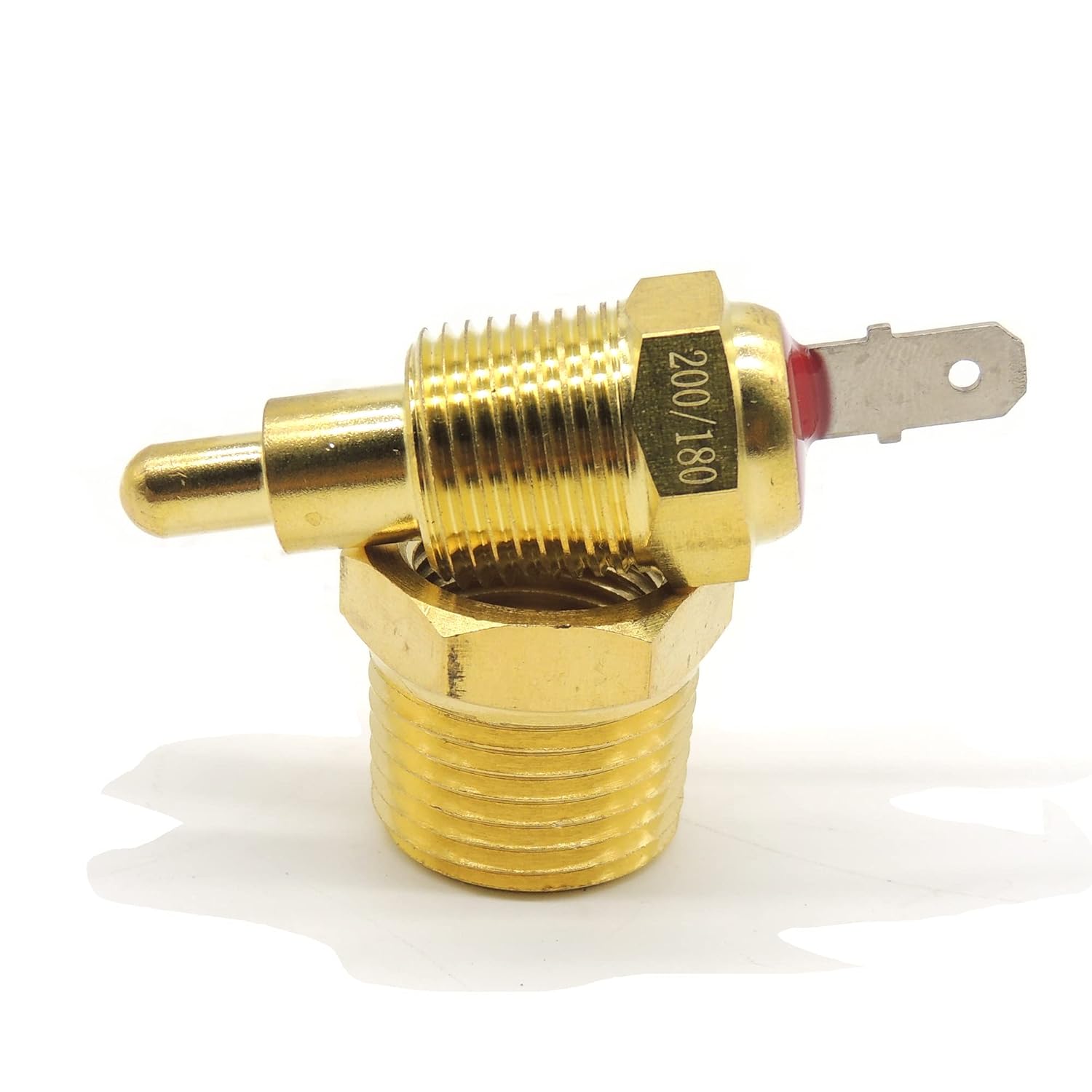 Electric Engine Cooling Fan Thermostat Temperature Sensor Switch with 3/8" Pipe Thread, 200 to 180 Degree Electric Engine Cooling Fan Thermostat Temperature Sensor Switch, Fits 10" 12" 14" 16 Fan