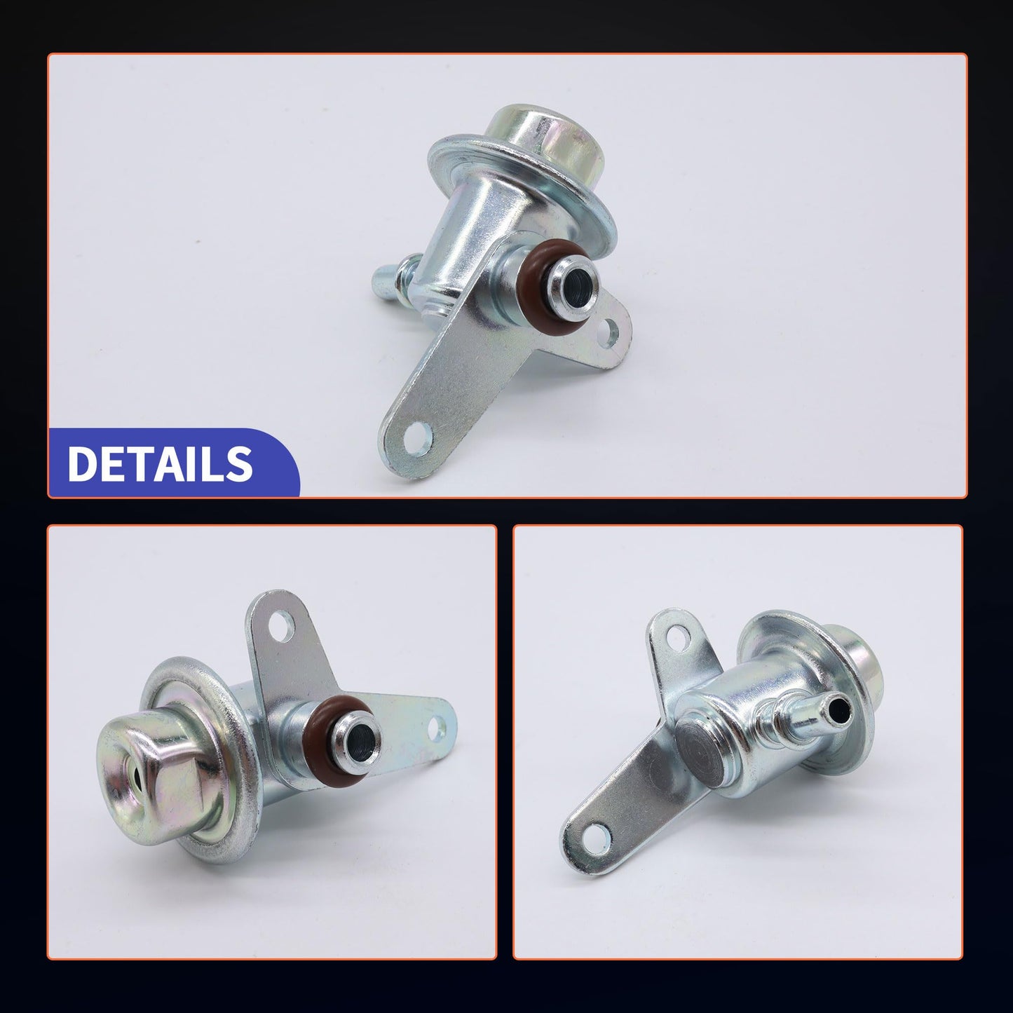 HiSport Fuel Injection Pressure Regulator PR4143 Replacement for Lexus ES300 1997-2001 for Toyota Avalon 1998-2001 Camry 1997-1998 Solara 1999-2003 Sienna 1998-2000, 3.5 Bar