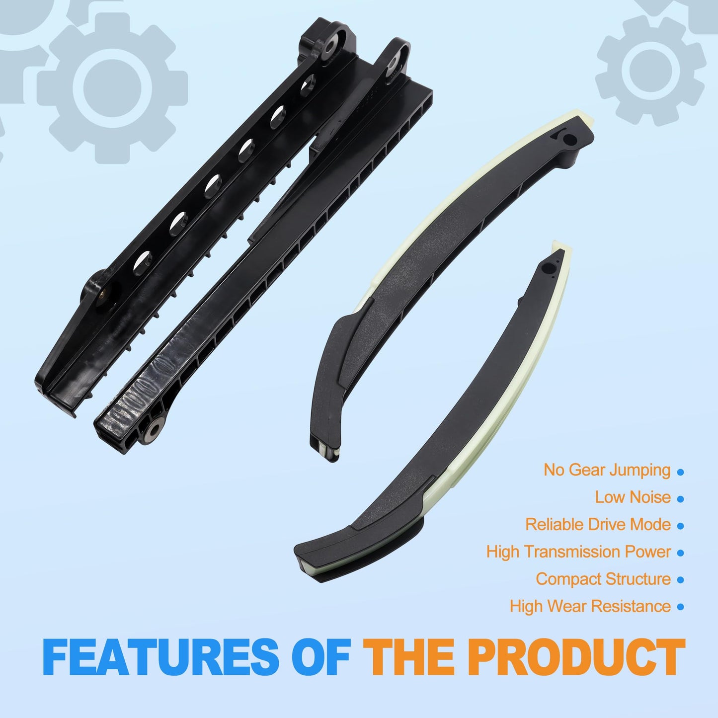 HiSport Engine Timing Chain Kit - Compatible with Ford Expedition F-150 F-250 Super Duty F-350 Super Duty Lincoln Navigator Mark LT 2000-2015 5.4L - Replaces ?9-0391SB