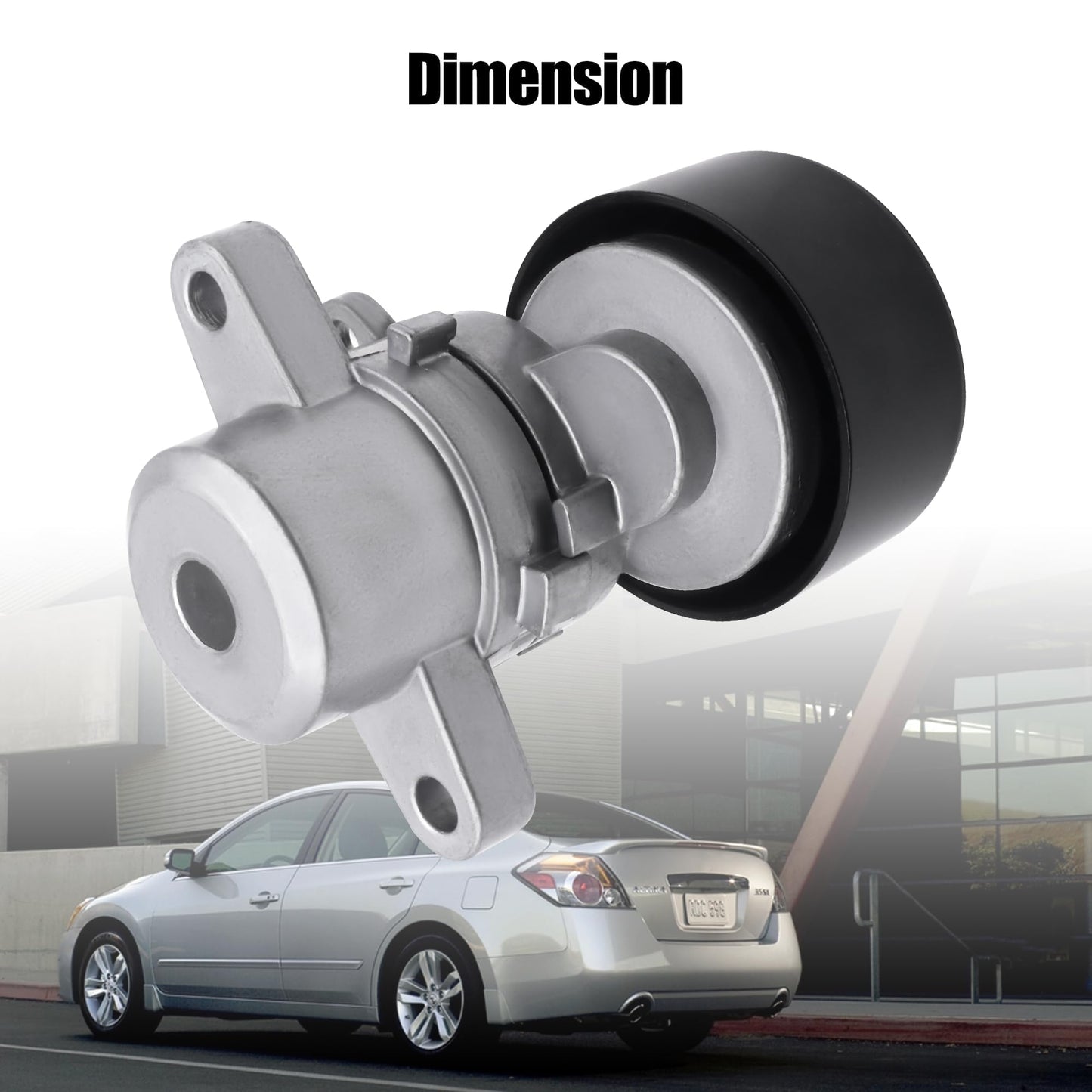 HiSport 39155 Belt Tensioner with Pulley Compatible with Nissan Altima 2007 2008 2009 2010 2011 2012, Maxima 2009-2014, Murano 2009-2014, Quest 2011-2013