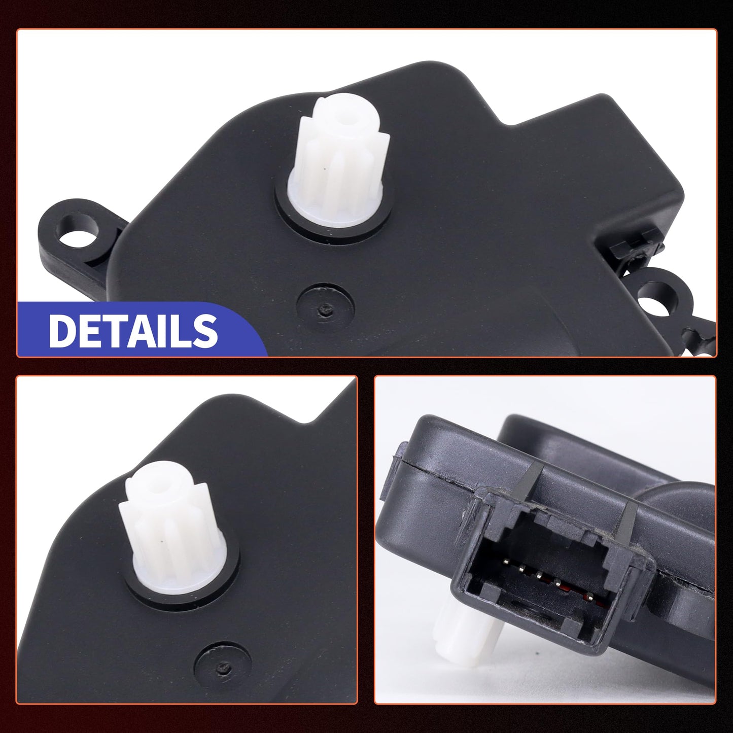 HiSport HVAC Heater Blend Door Actuator FL3Z19E616C - Compatible with Ford F-150 F-250 Super Duty F-350 Super Duty F-450 Super Duty F-550 Super Duty Lobo Expedition Lincoln Navigator 2015-2018