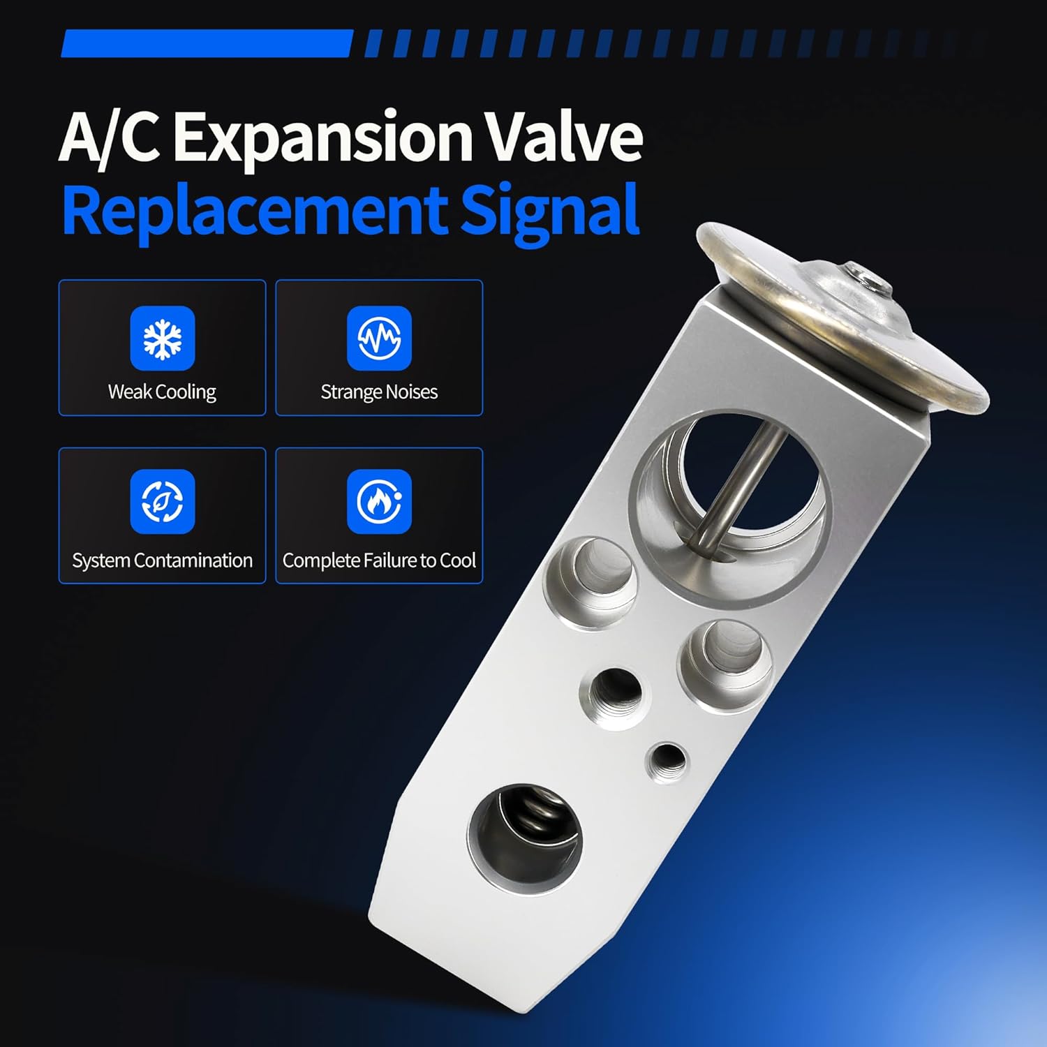 HiSport A/C Expansion Valve Replacement for Nissan 370Z Altima GT-R NV1500 NV2500 NV3500 Sentra Tsuru/INFINITI EX35 FX35 FX50 G35 G37 M35 M45