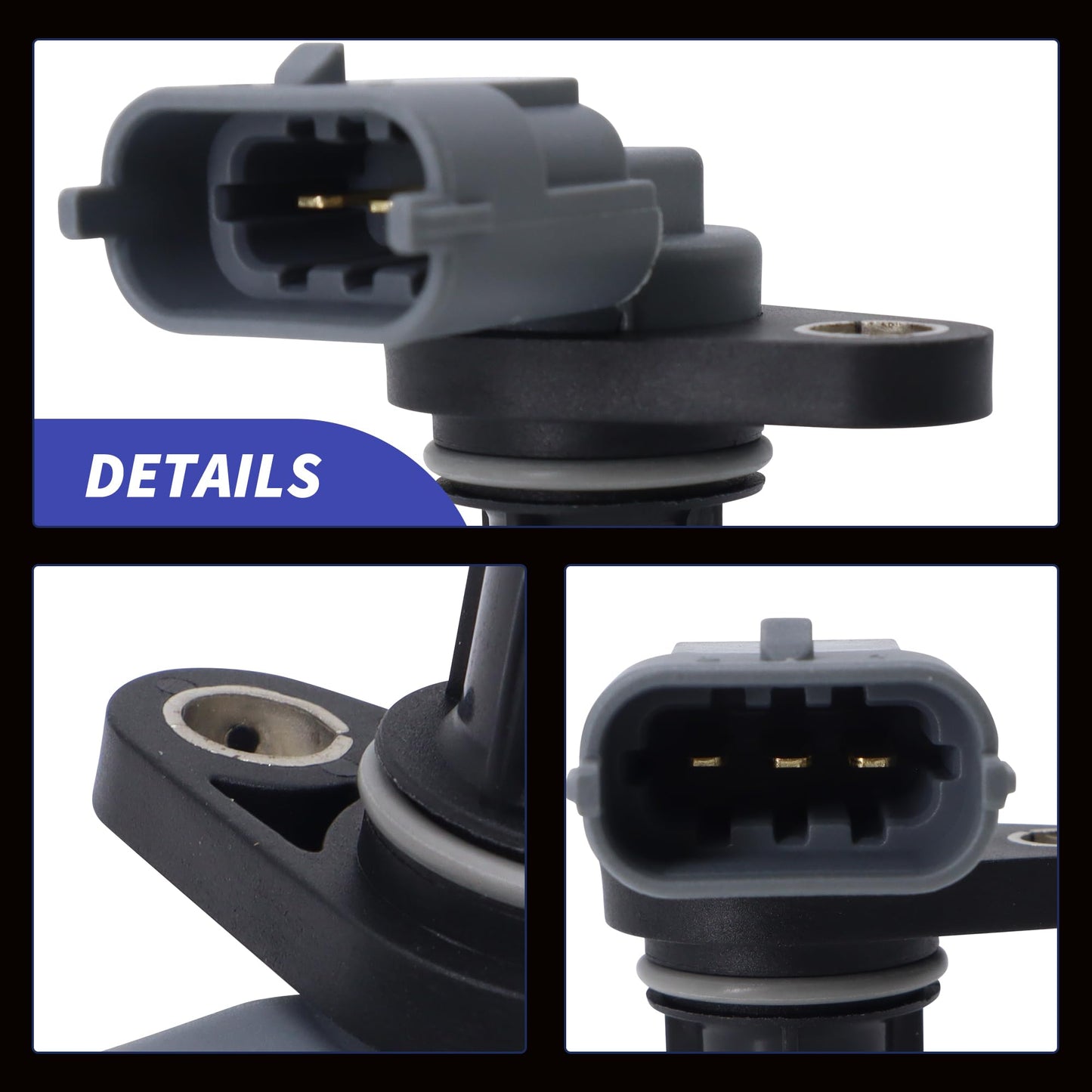 HiSport Right Camshaft Position Sensor PC946 Compatible with Hyundai Azera Genesis Coupe 2012-2017,Santa Fe 2013-2018 Replacement for Kia Sedona 2015-2018,Cadenza Sorento 2014-2016