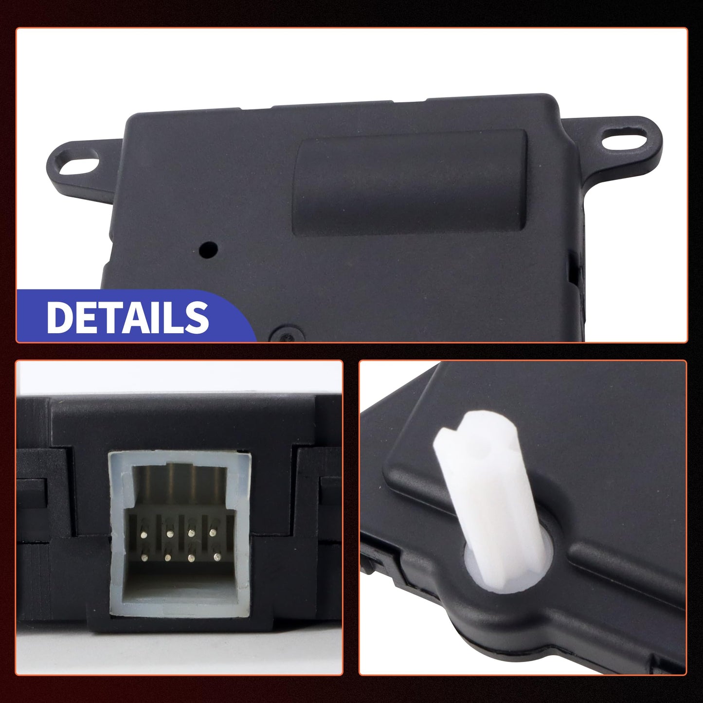 HiSport 604-213 HVAC Blend Door Actuator - Compatible with Ford Expedition Explorer Compatible with Mercury Mountaineer Compatible with Lincoln Navigator Aviator 2002-2013