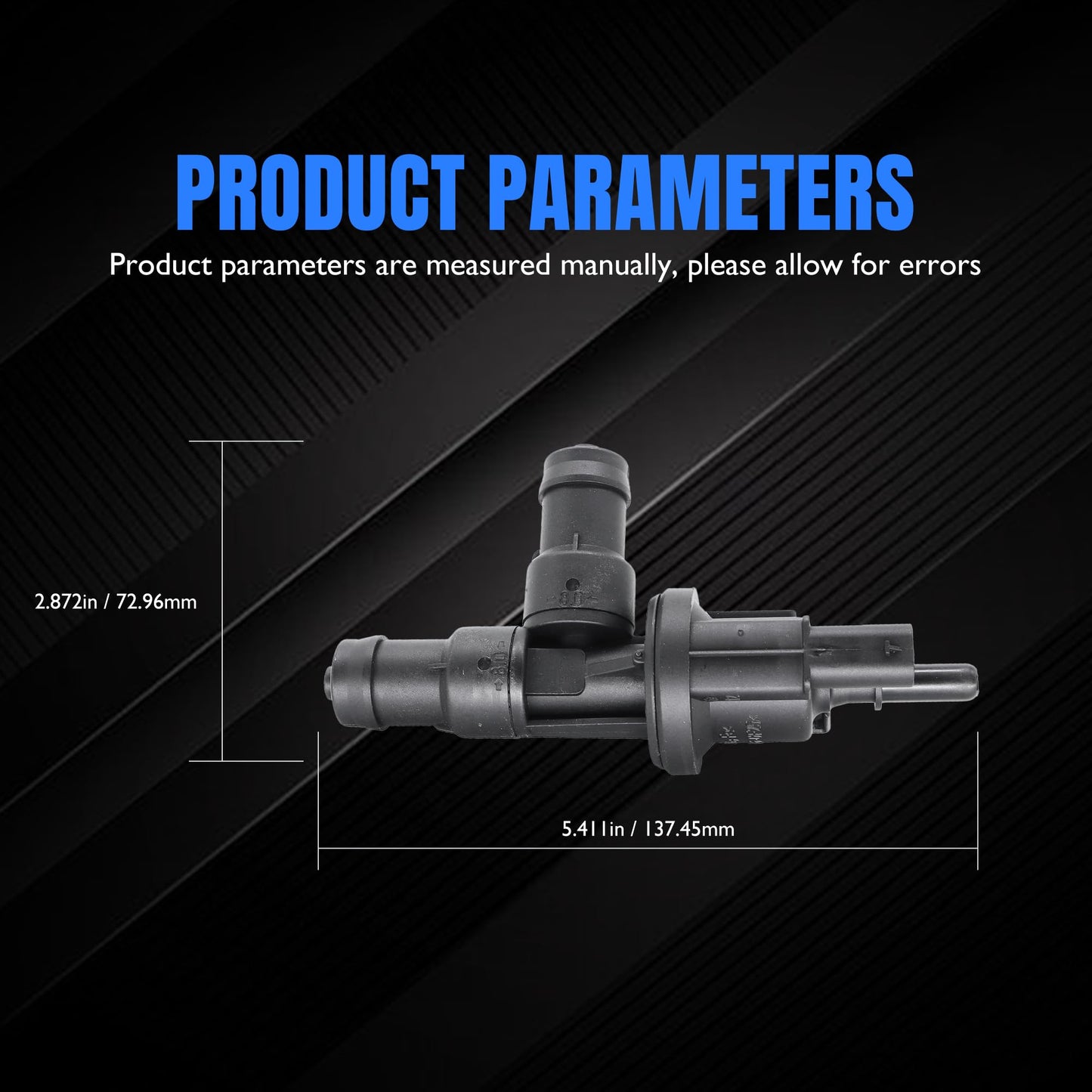 HiSport Fuel Tank Breather Valve - Compatible with BMW X1 2016-2020 Compatible with Mini Cooper 2019-2020 Cooper Clubman 2016-2020 Cooper Countryman 2017-2020 - Replace 13907614013