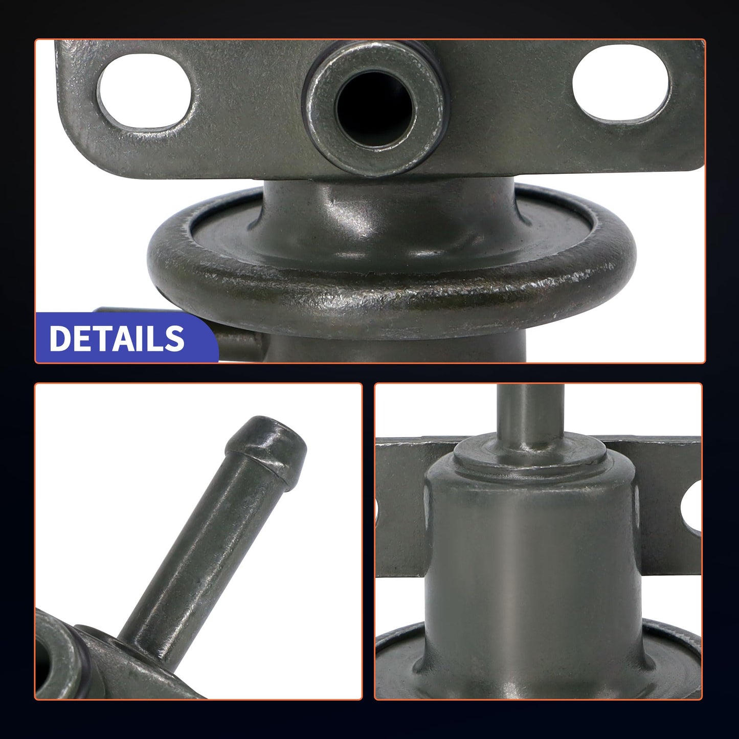 HiSport Fuel Injection Pressure Regulators - Compatible with Pontiac Firefly 1999 Toyota Tacoma 1995-2004 4Runner 1996-2000 T100 1994-1998 Suzuki Swift 1998-2001 - Replace 23280-75020