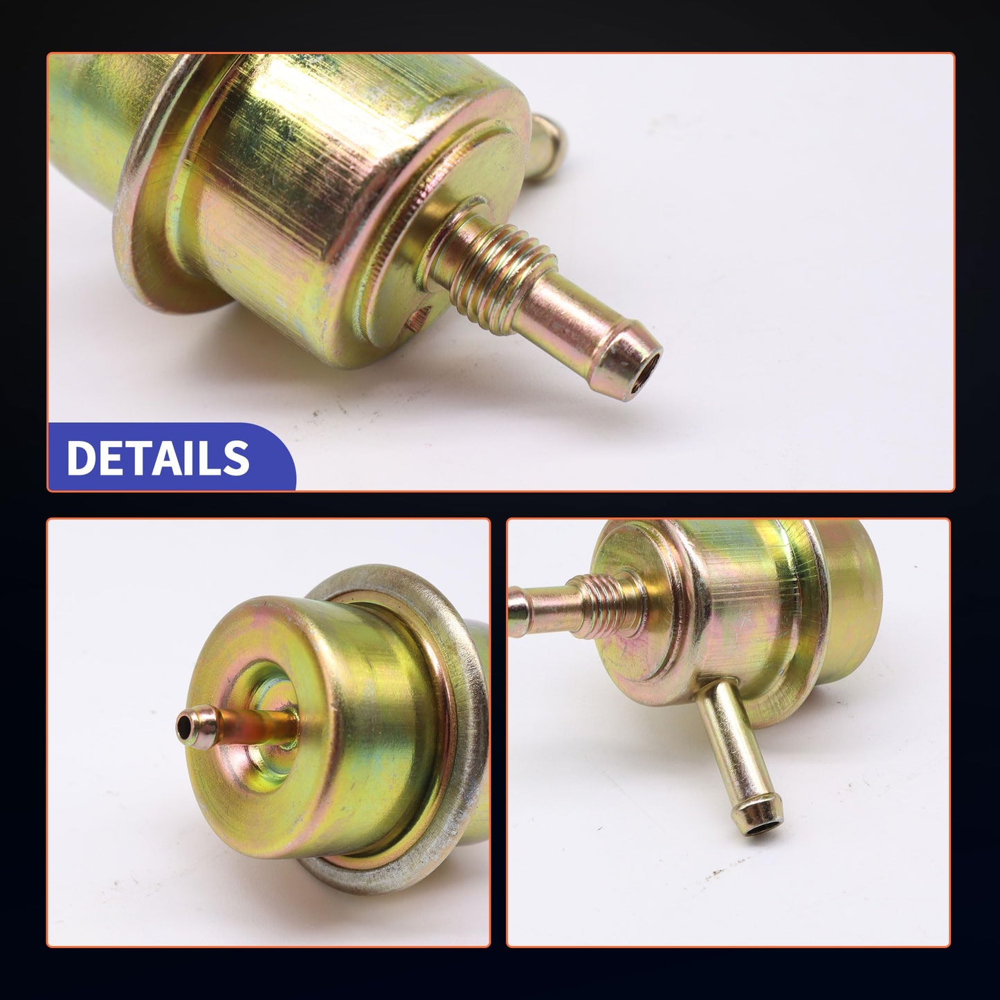 HiSport Fuel Injection Pressure Regulator PR4052 Replacement for Volkswagen Transporter Beetle Vanagon for Porsche 911 912 914 for Jaguar XJ12 XJS, 2.5 Bar