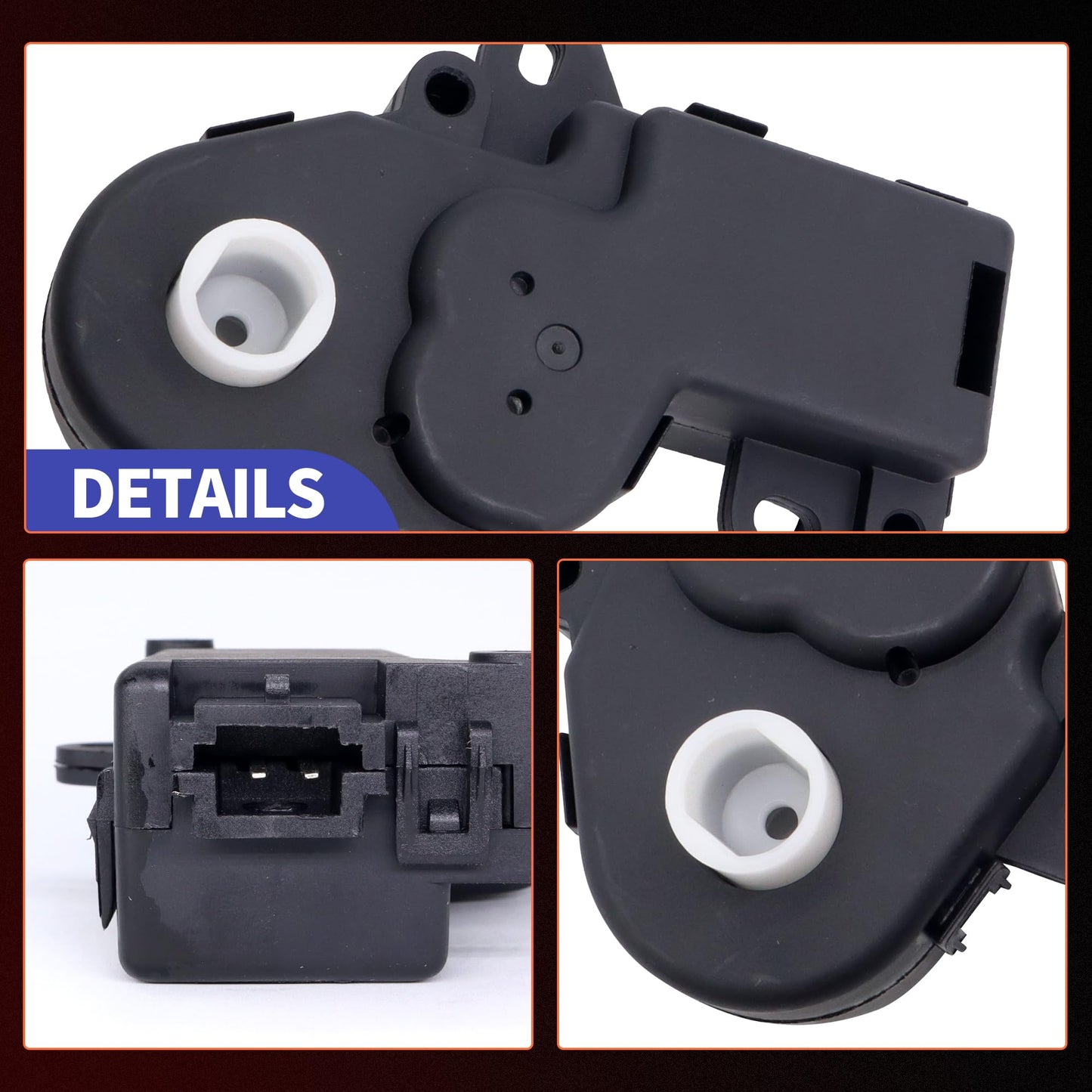 HiSport 604-132 HVAC Blend Door Actuator - Compatible with Chevy Colorado 2004-2012 SSR 2003-2006 GMC Canyon 2004-2012 Pontiac Vibe 2003-2008