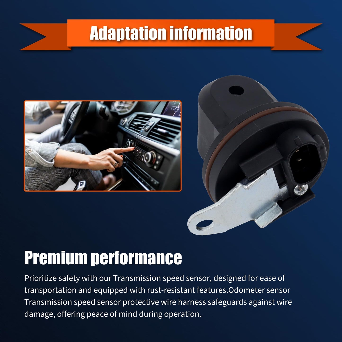 HiSport VSS Output Speed Sensor 24232617 - Compatible with Nissan Cube 2009-2014 NV200 2013-2016 Sentra Versa 2007-2012 - Replace 8673299