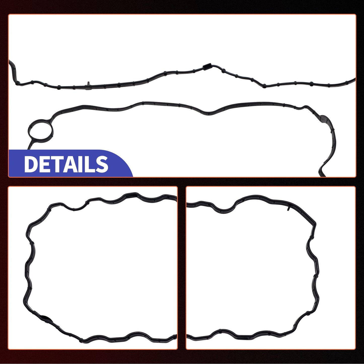 HiSport Engine Valve Cover Gasket - Compatible with Buick Encore Compatible with Chevy Cruze Equinox Malibu Trax Volt Compatible with GMC Terrain 1.4L 1.5L 2016-2022 - Replace 12636177