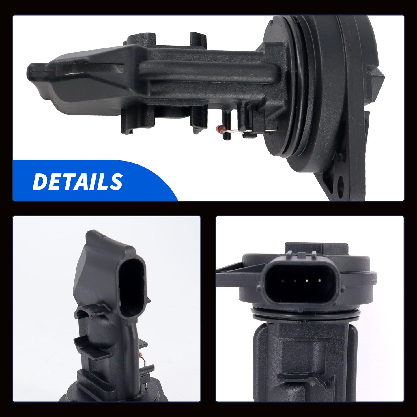 HiSport 22204-75040 Mass Air Flow Sensor Meter MAF Compatible with Toyota Tacoma Highlander Sienna 3.5L Replacement for Lexus 2016-2017 RX350 RX450h 3.5L, 197500-0020 MAS0447 AF10658