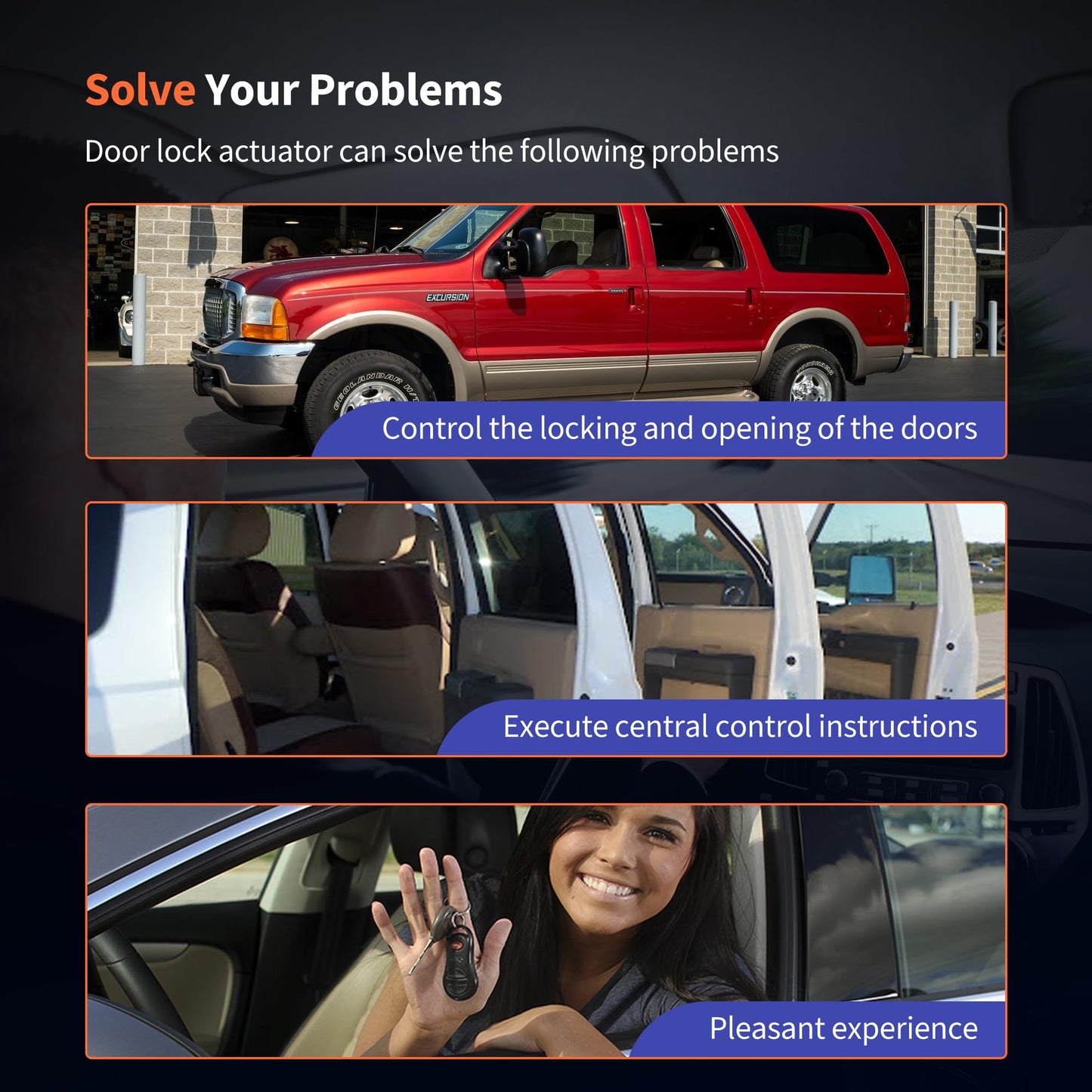 HiSport A1817847001 Door Latch Assembly Passenger Right Side Compatible with Freightliner FLD Columbia Century FLD120 1996-2008 Replaces A1827783001