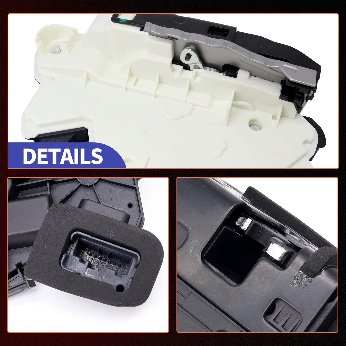 HiSport Front Left Door Lock Actuator Motor 5K1837015E 6RD837015A Power Door Latch Compatible with VW Beetle GTI Golf Jetta Passat