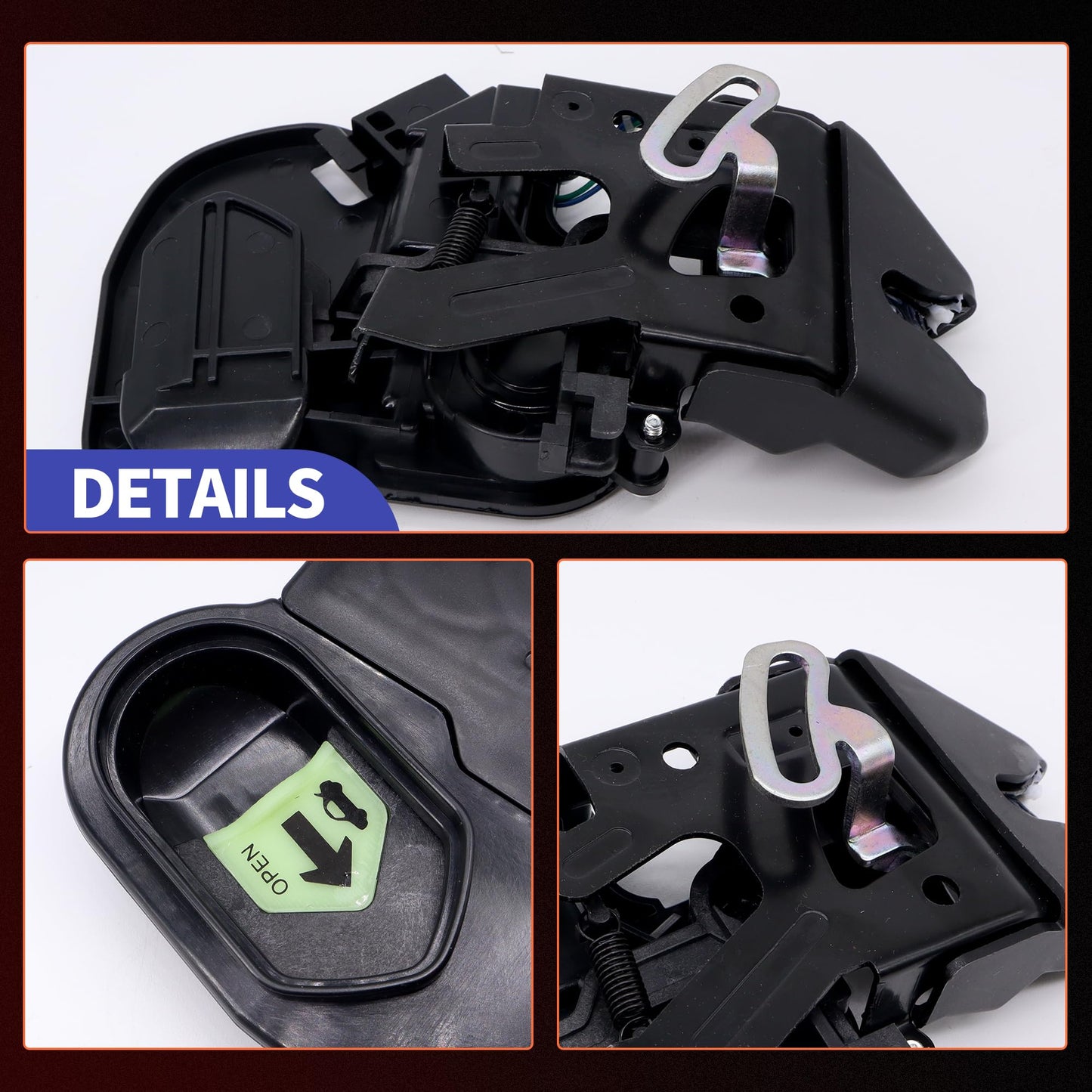 HiSport 74851-SDA-A22 Trunk Lock Latch Actuator - Compatible with Acura TL 2004-2008 Honda Accord 2003-2007 - Replace 940-404