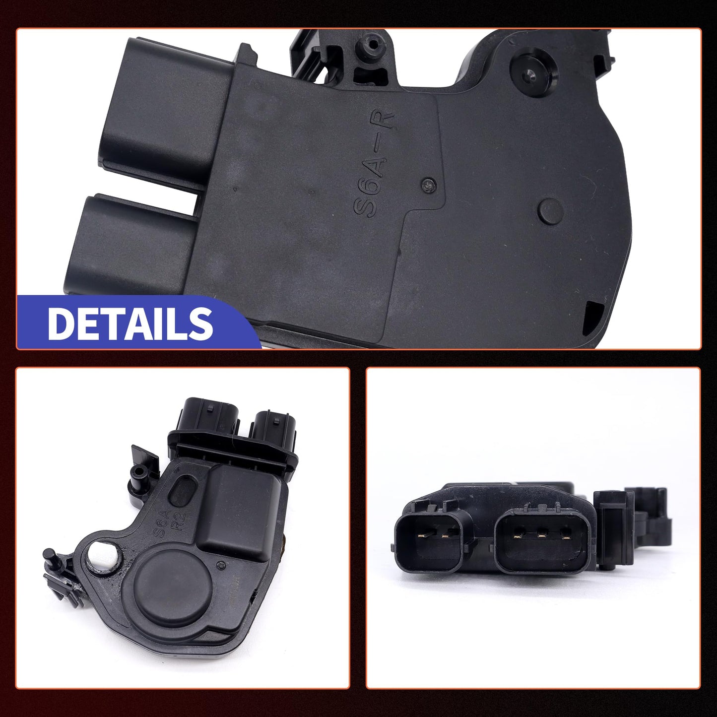 HiSport Door Lock Actuator Front Right Passenger Side - Compatible with Honda Accord 2003-2007 Civic 2001-2005 Acura rsx 2002-2006 Replaces 72115-S6A-J01 72115S6AJ01 72115-S6A-J11