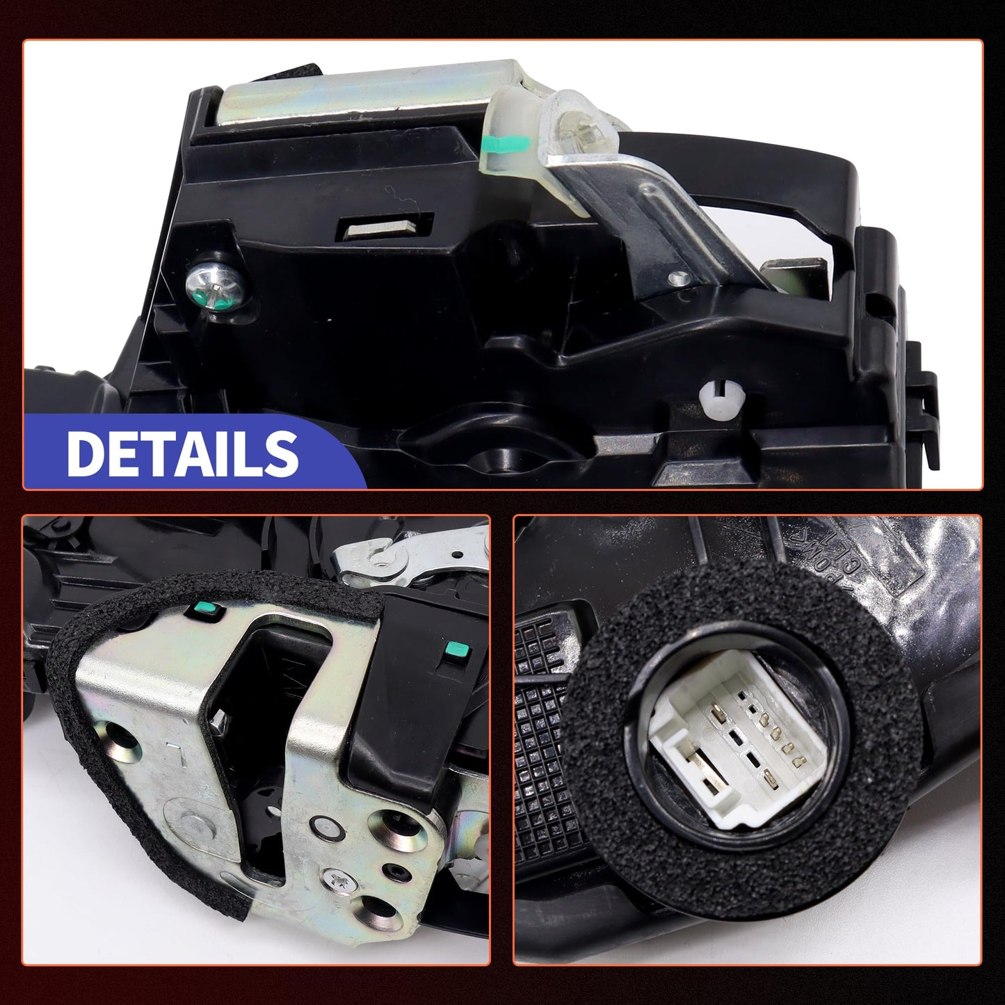 HiSport 6904002120 Door Lock Latch Actuator Front Left Driver Side - Compatible with Lexus ES300 ES330 GX470 RX330 RX350 RX400h Scion tC xA Toyota 4Runner Camry Corolla Matrix Sienna Solara 2002-2010